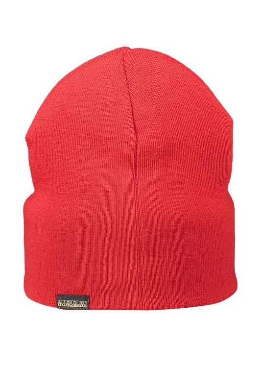 Red Acrylic Men Cap