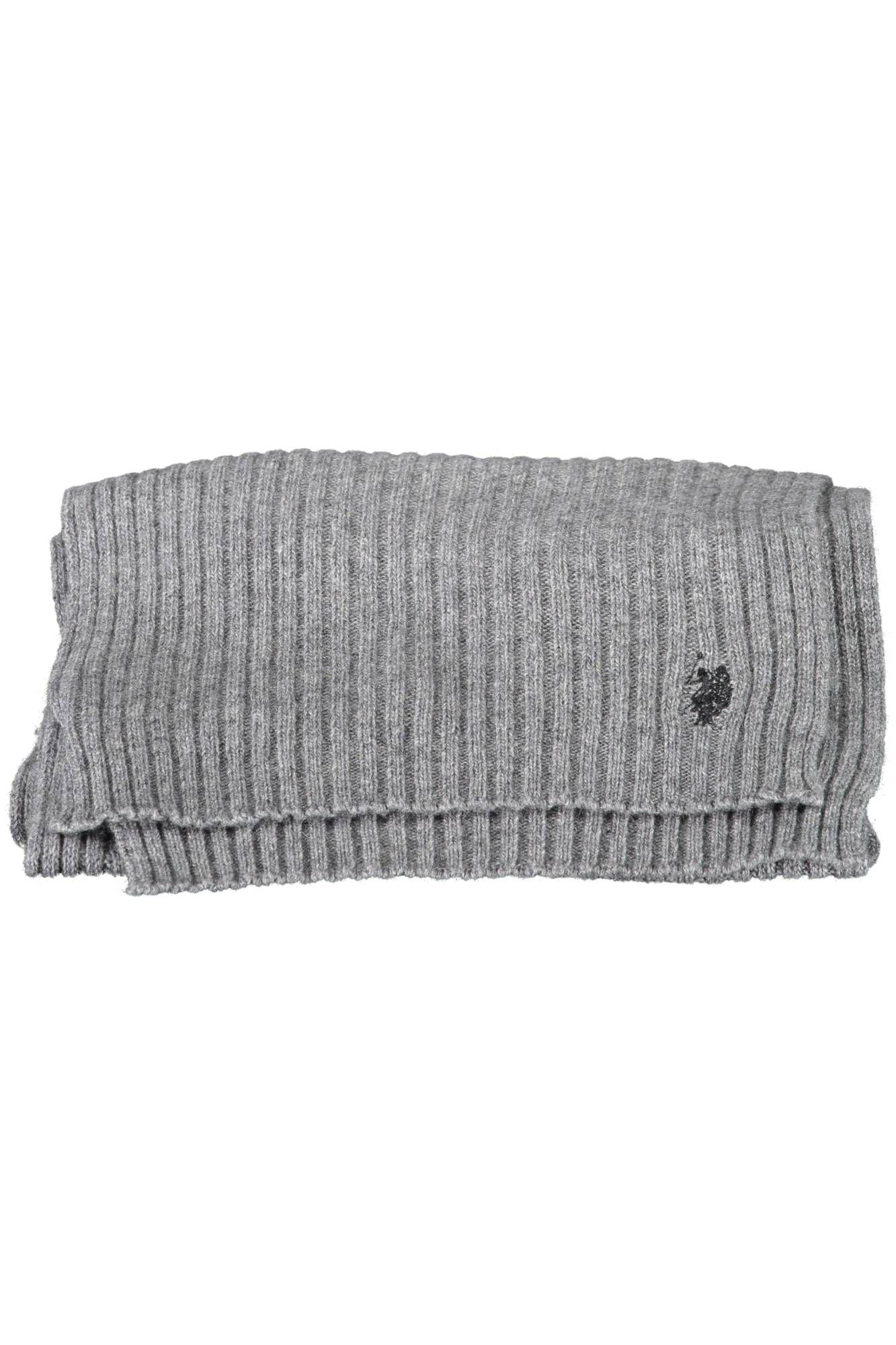 Gray Wool Men Scarf