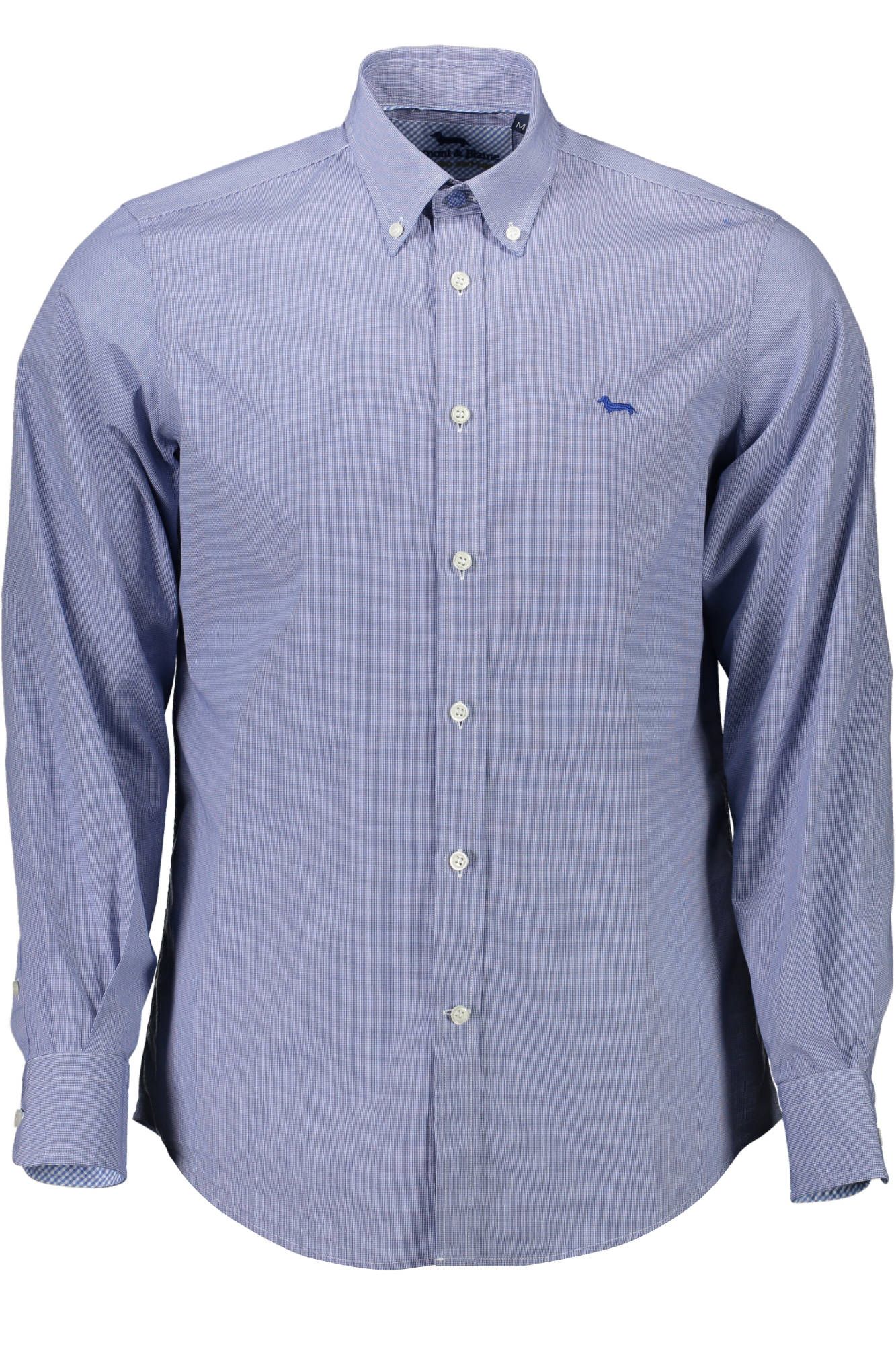 Blue Cotton Men Shirt