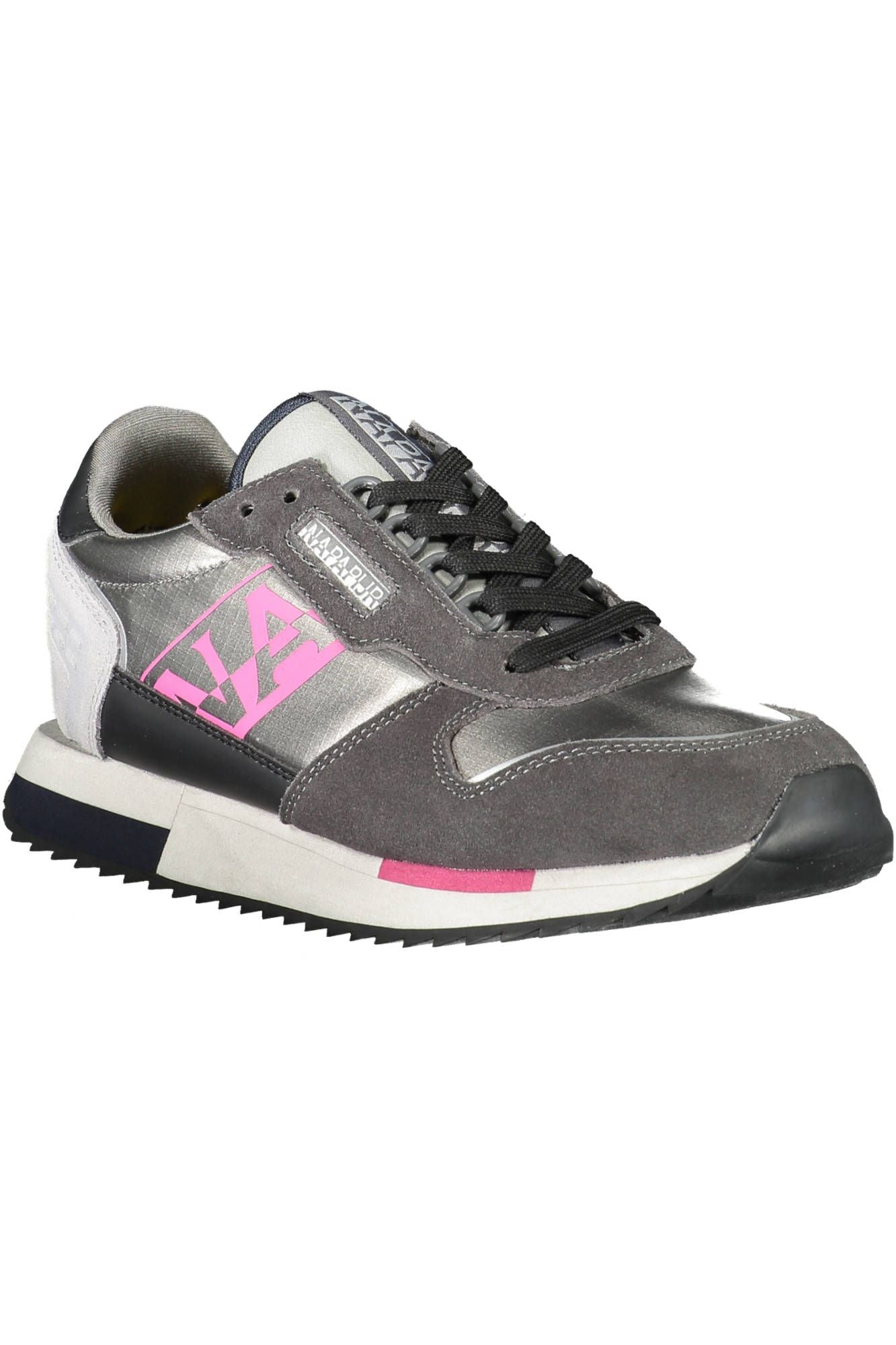 Gray Polyester Women Sneaker