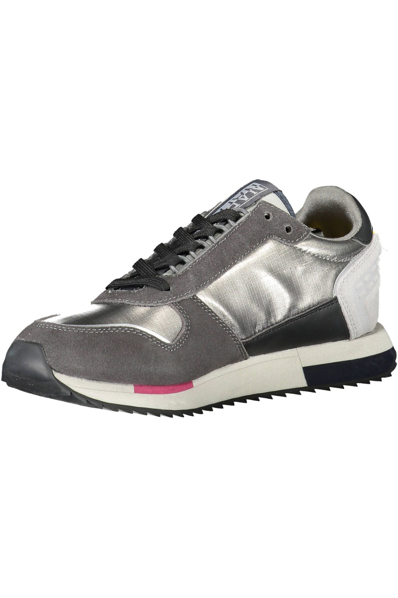 Gray Polyester Women Sneaker