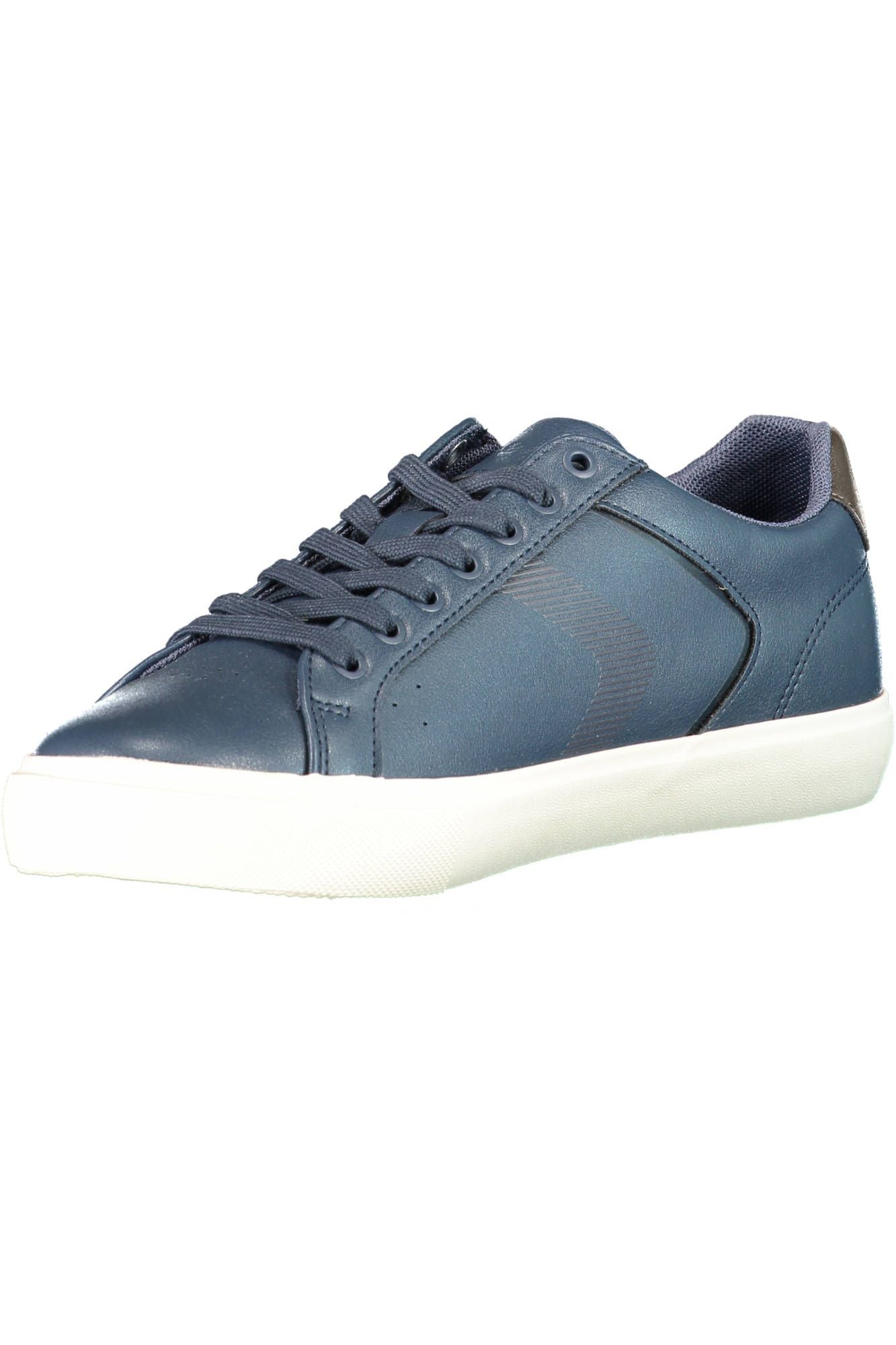 Blue Polyester Mens Sneaker