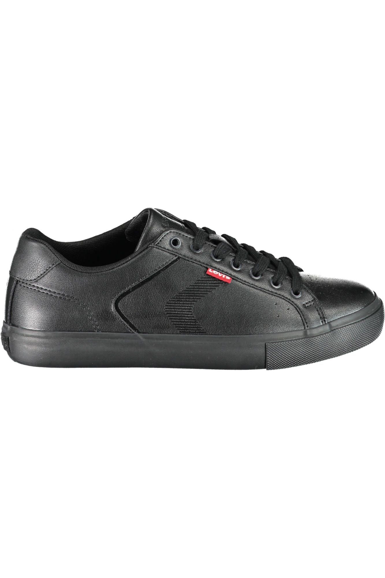 Black Polyester Men Sneaker