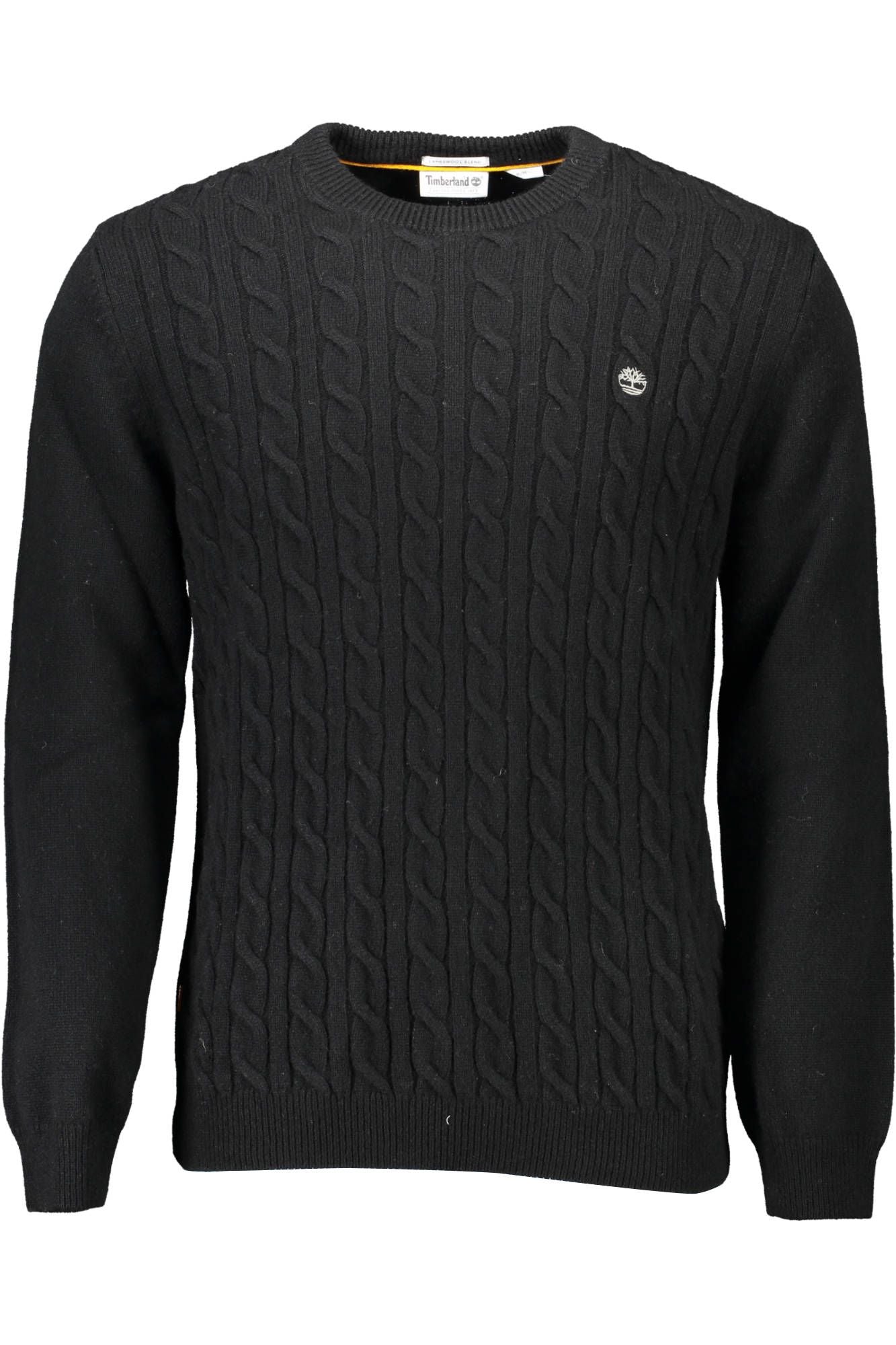 Black Nylon Men Sweater