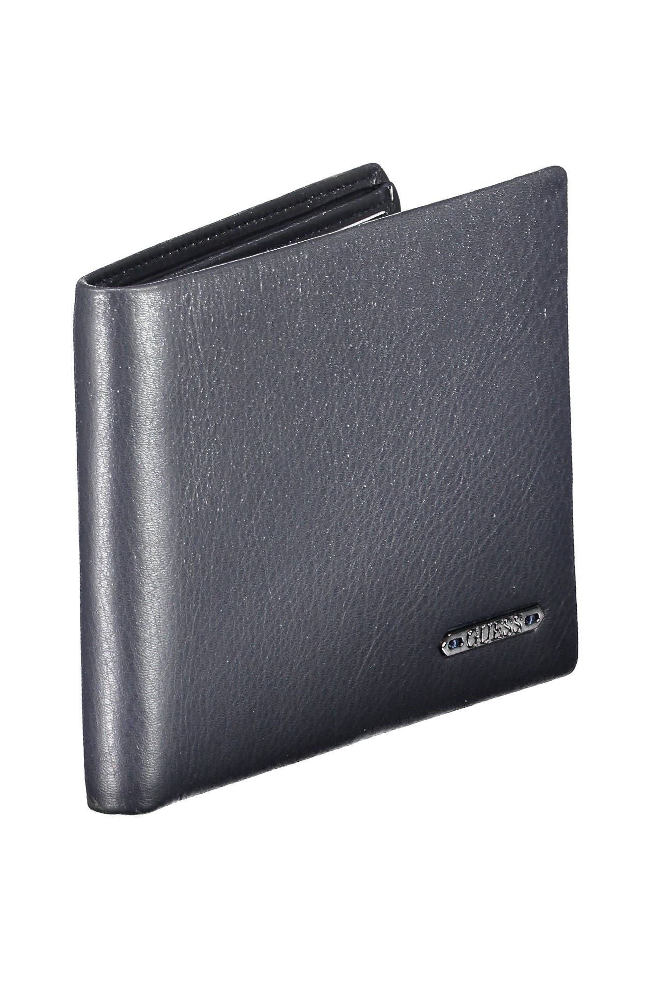 Blue Leather Men Wallet