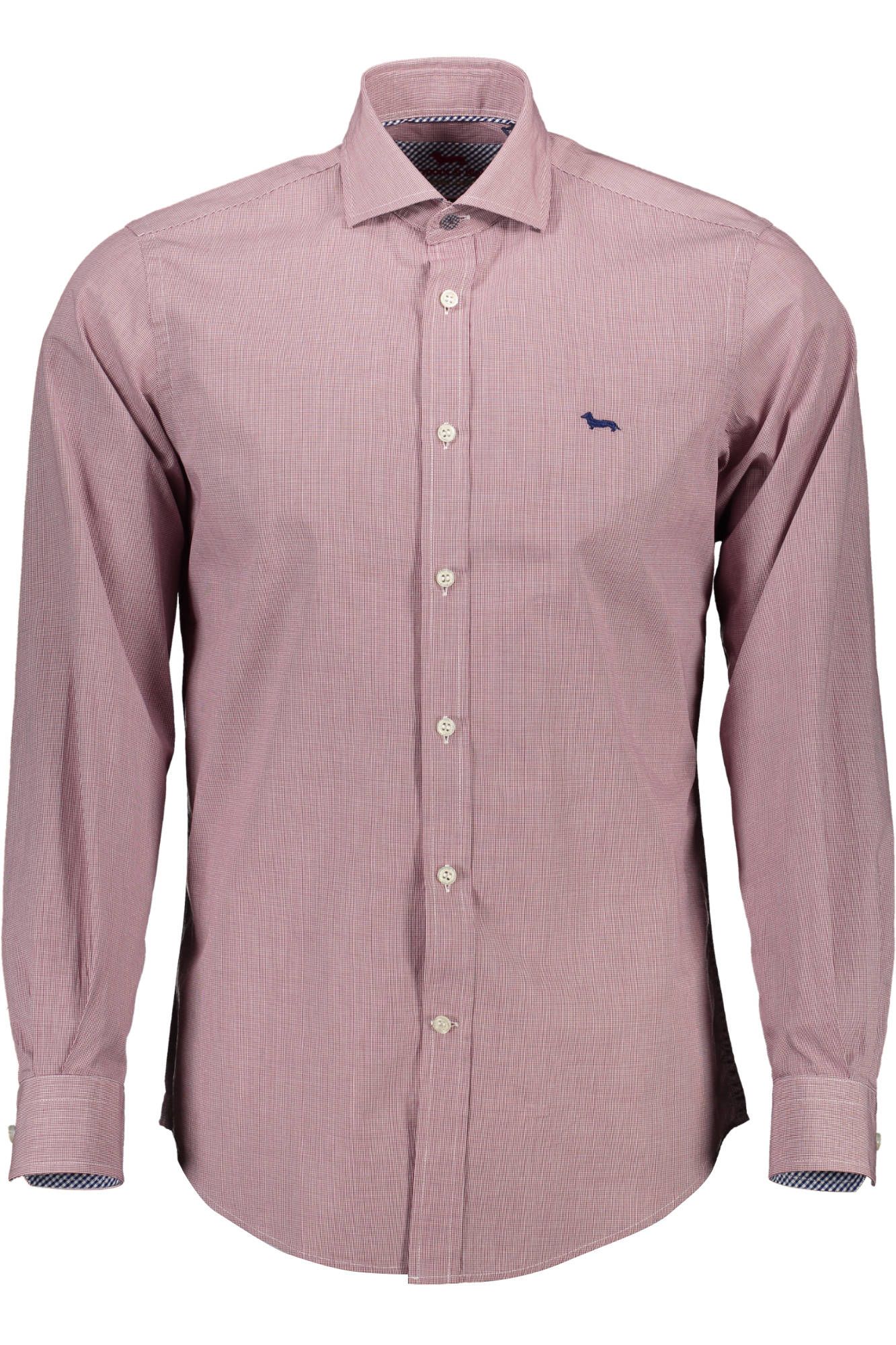 Red Cotton Men Shirt
