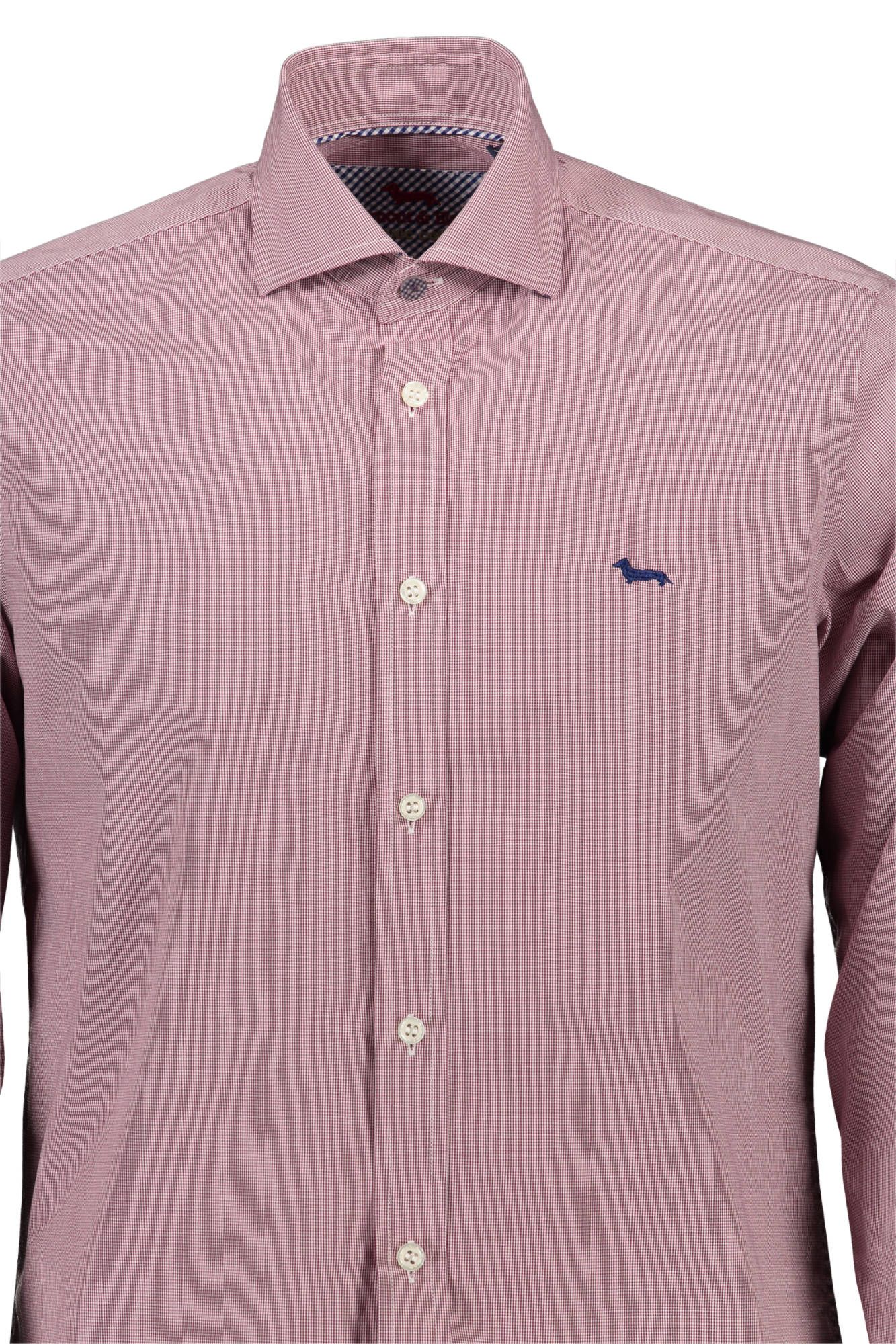 Red Cotton Men Shirt