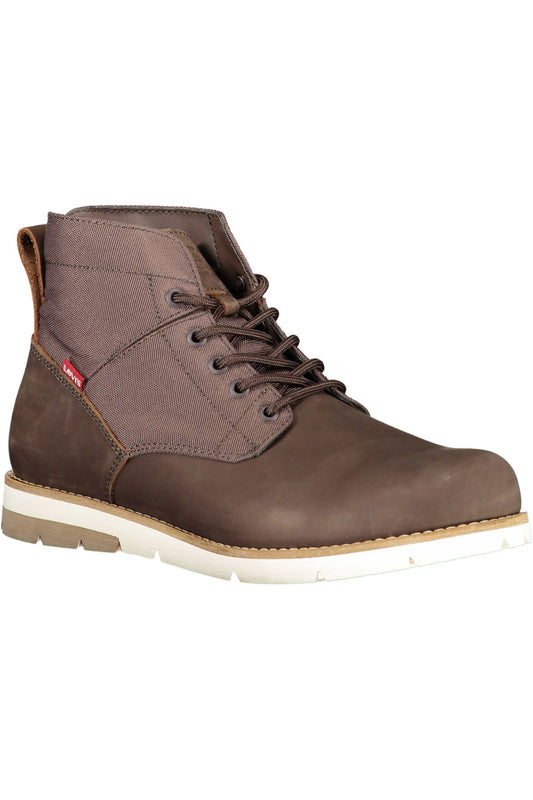 Brown Leather Men Boot