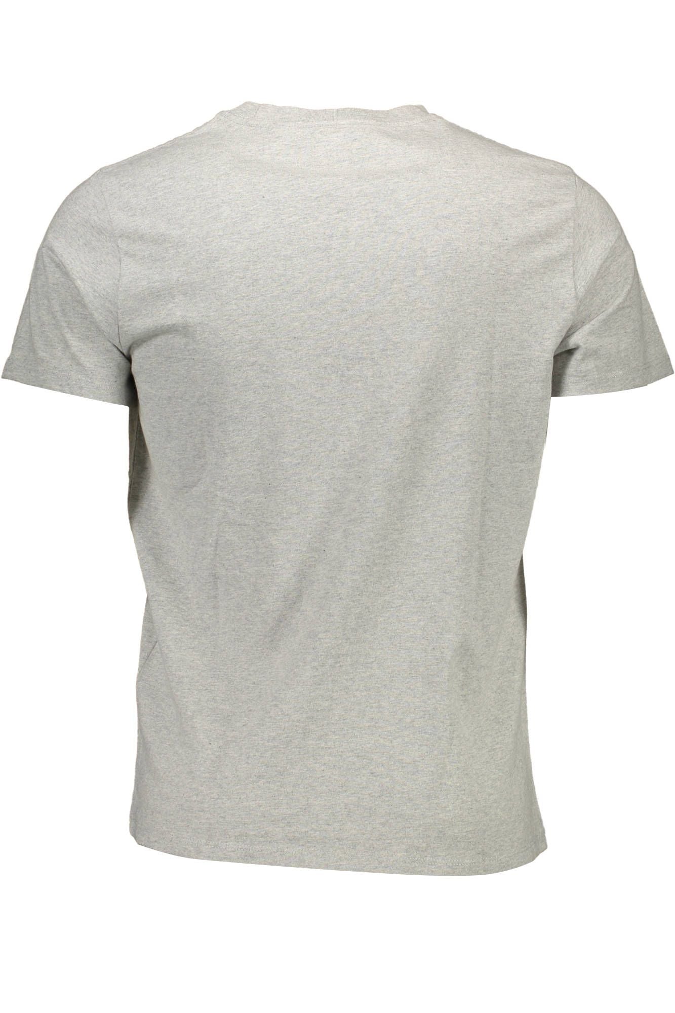 Gray Cotton Men T-Shirt