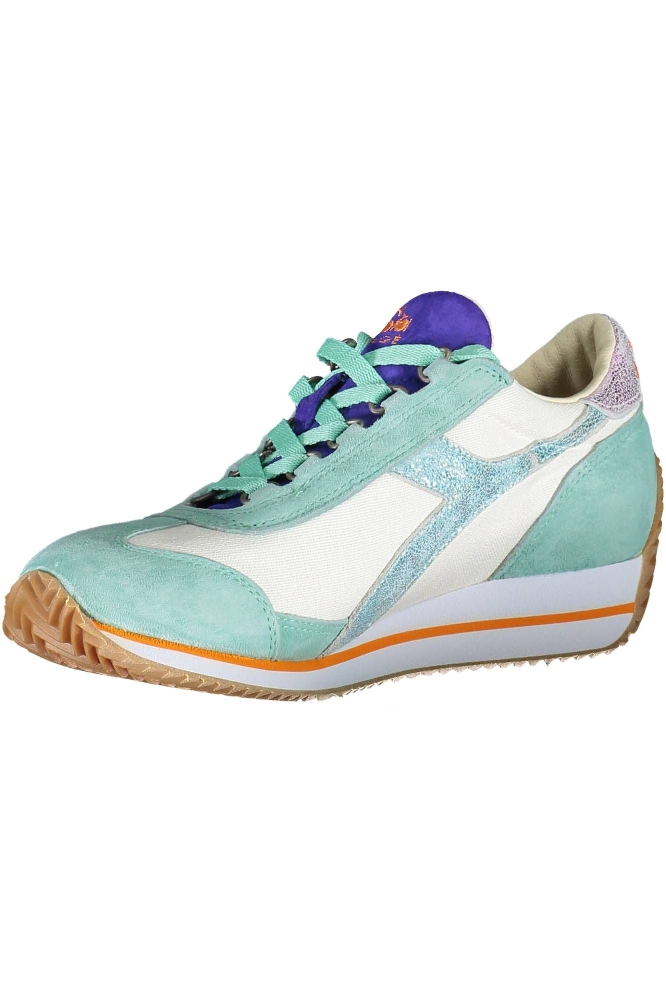 Green Fabric Women Sneaker