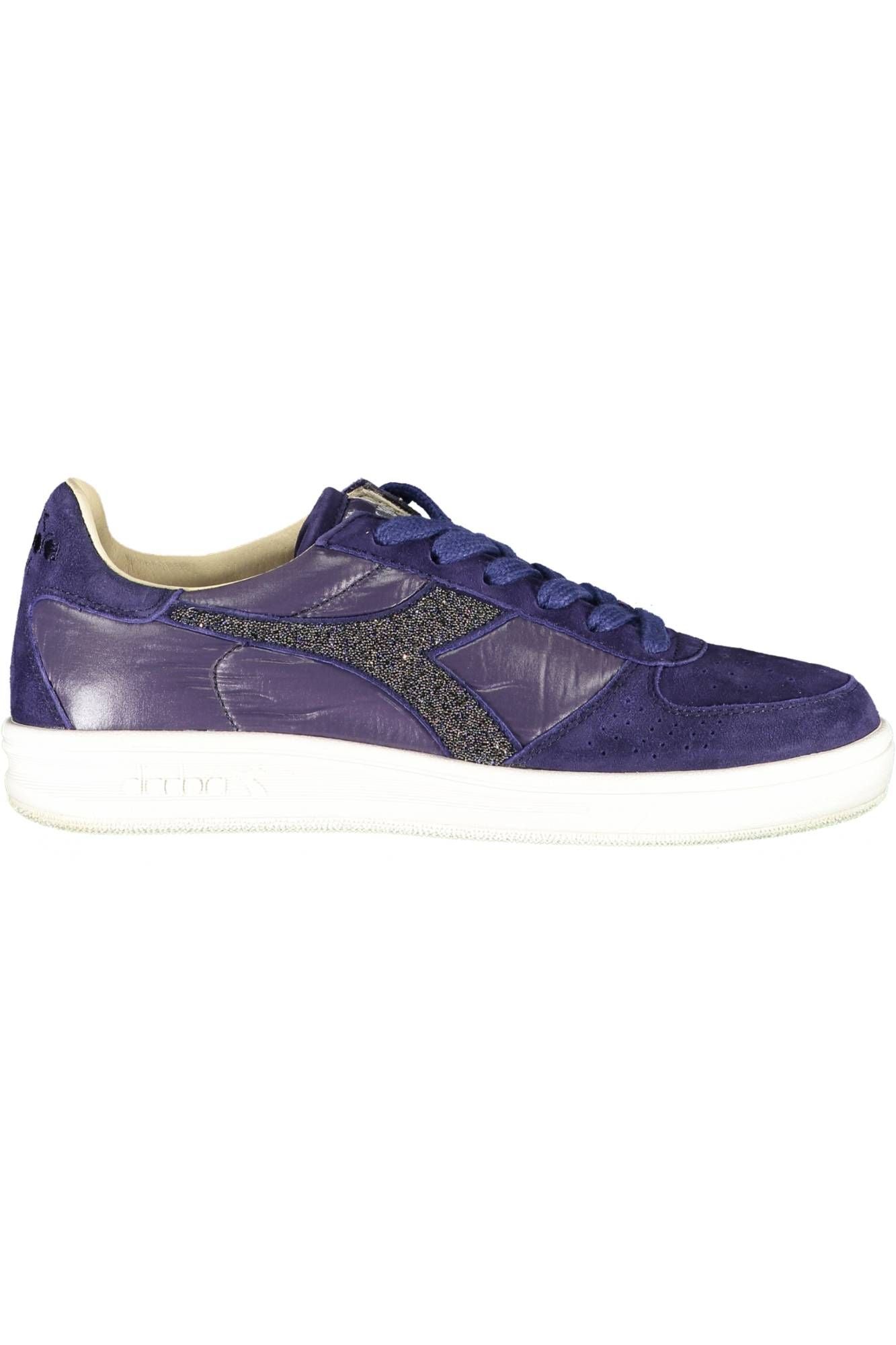 Blue Fabric Women Sneaker
