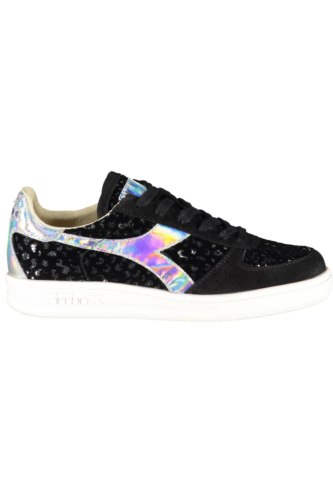 Black Fabric Women Sneaker