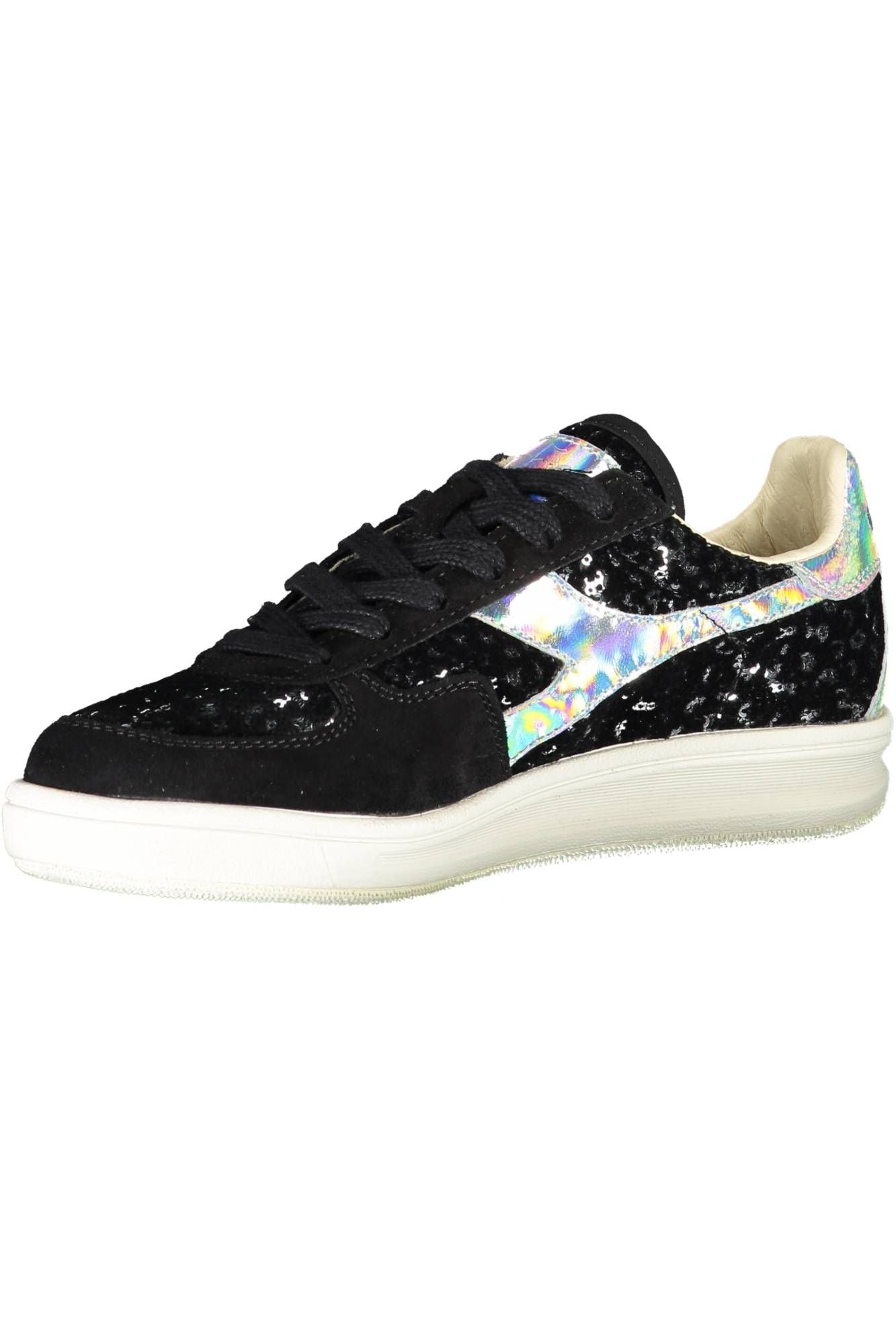 Black Fabric Women Sneaker