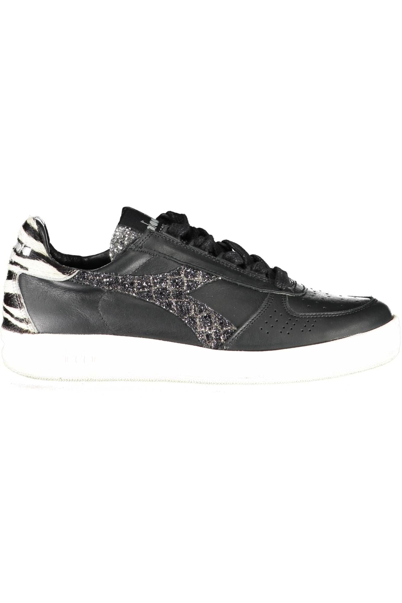 Black Fabric Women Sneaker