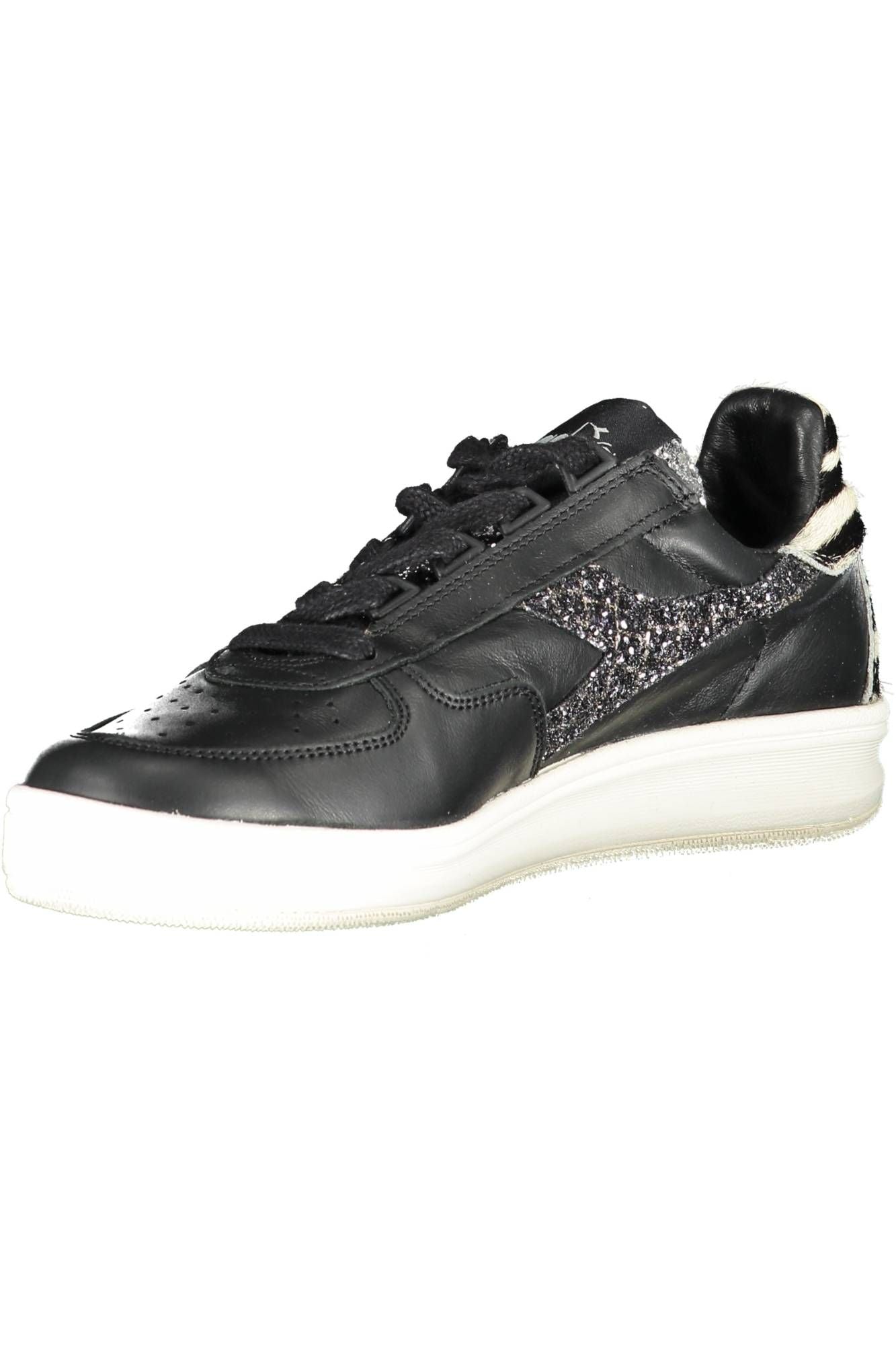 Black Fabric Women Sneaker
