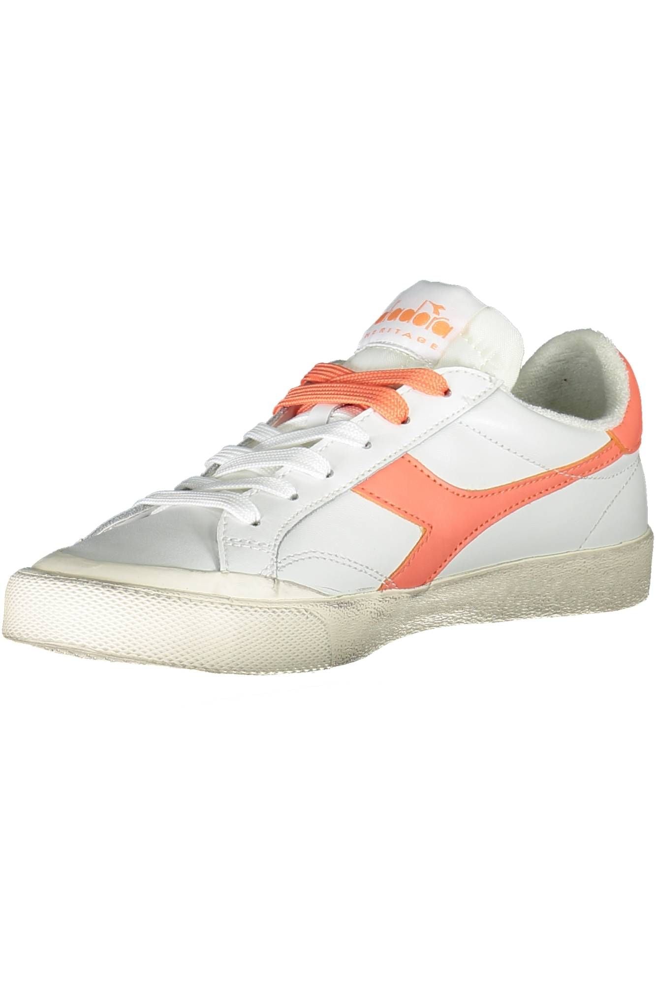 White Fabric Women Sneaker
