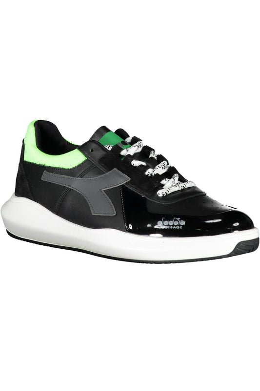 Black Fabric Men Sneaker