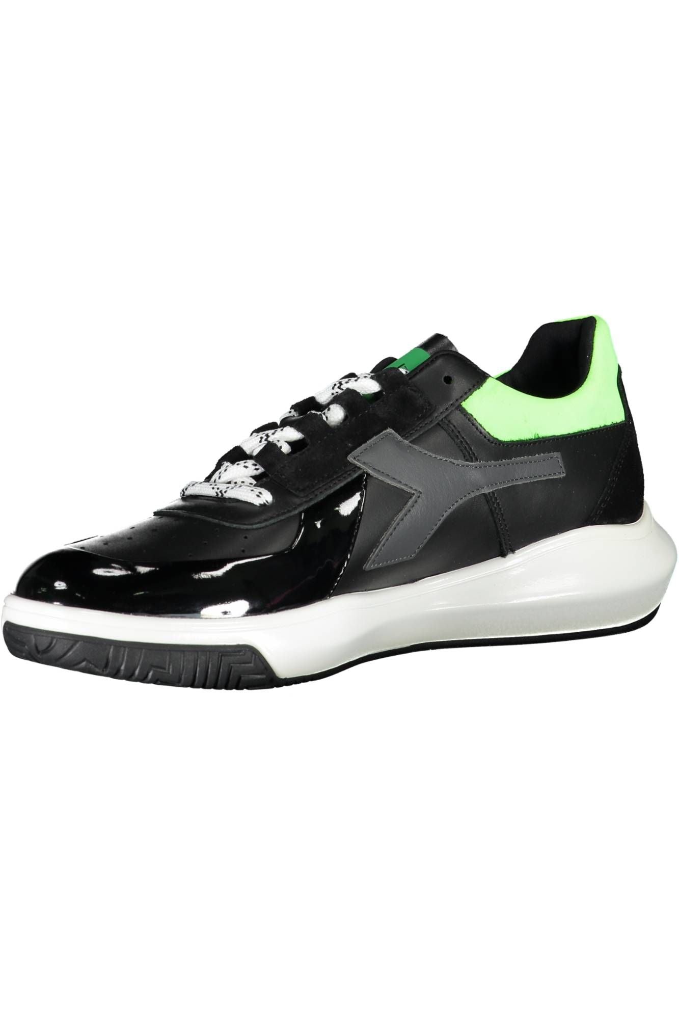 Black Fabric Men Sneaker