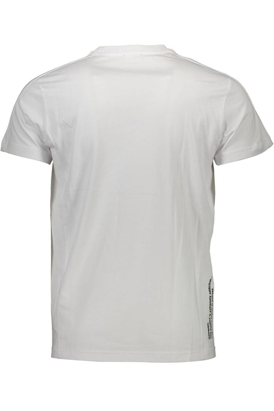 White Cotton Men T-Shirt