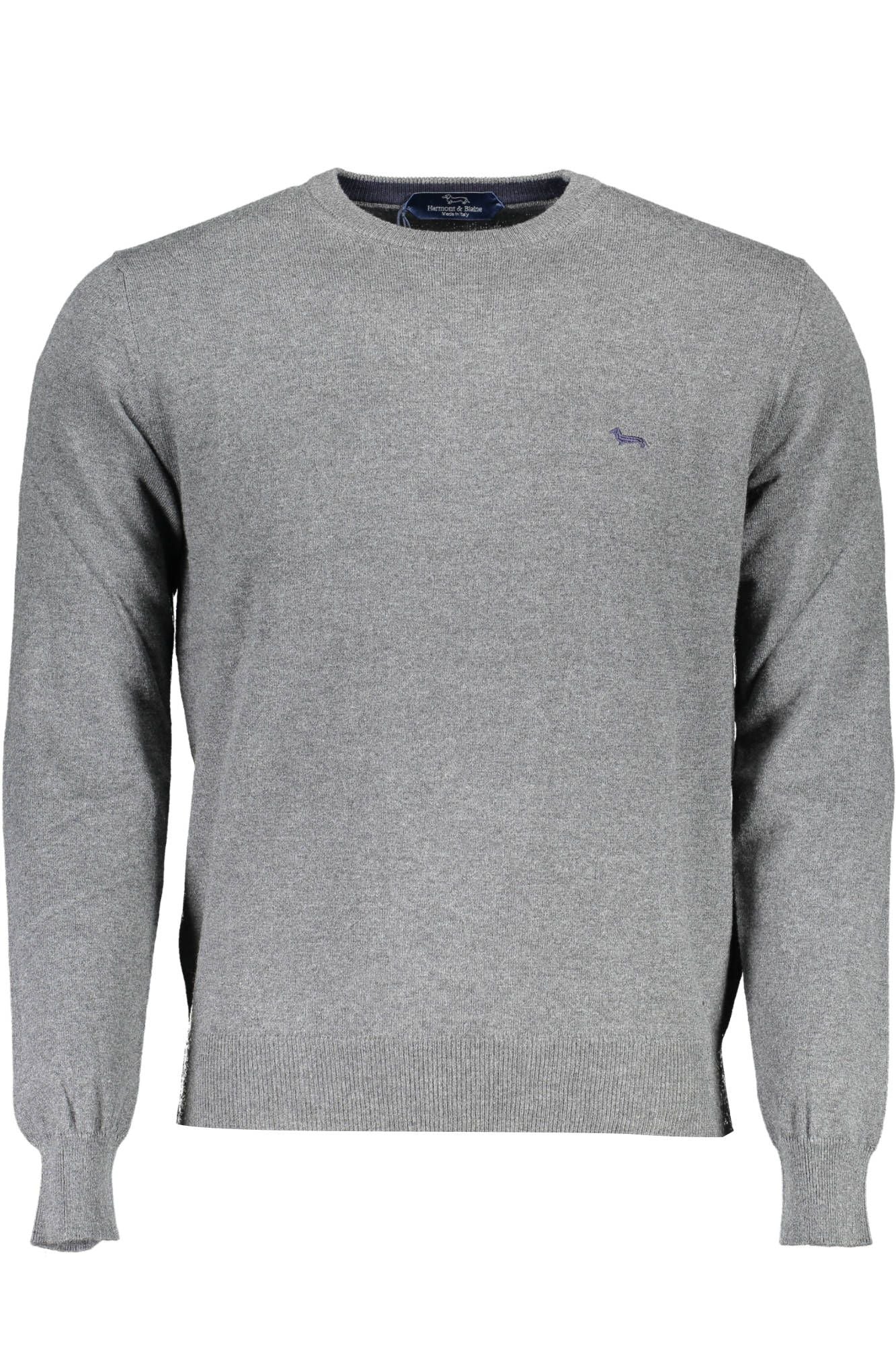 Gray Cotton Men Sweater