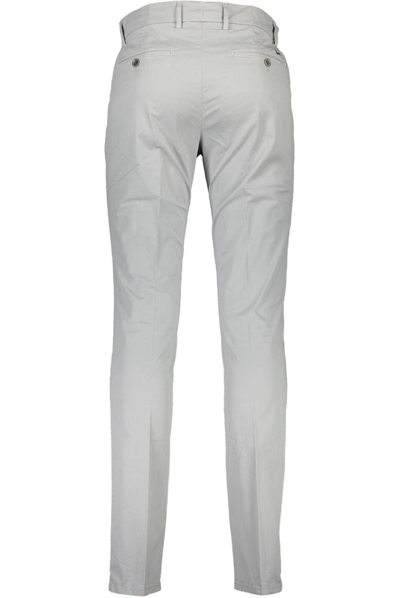 Gray Cotton Men Pant