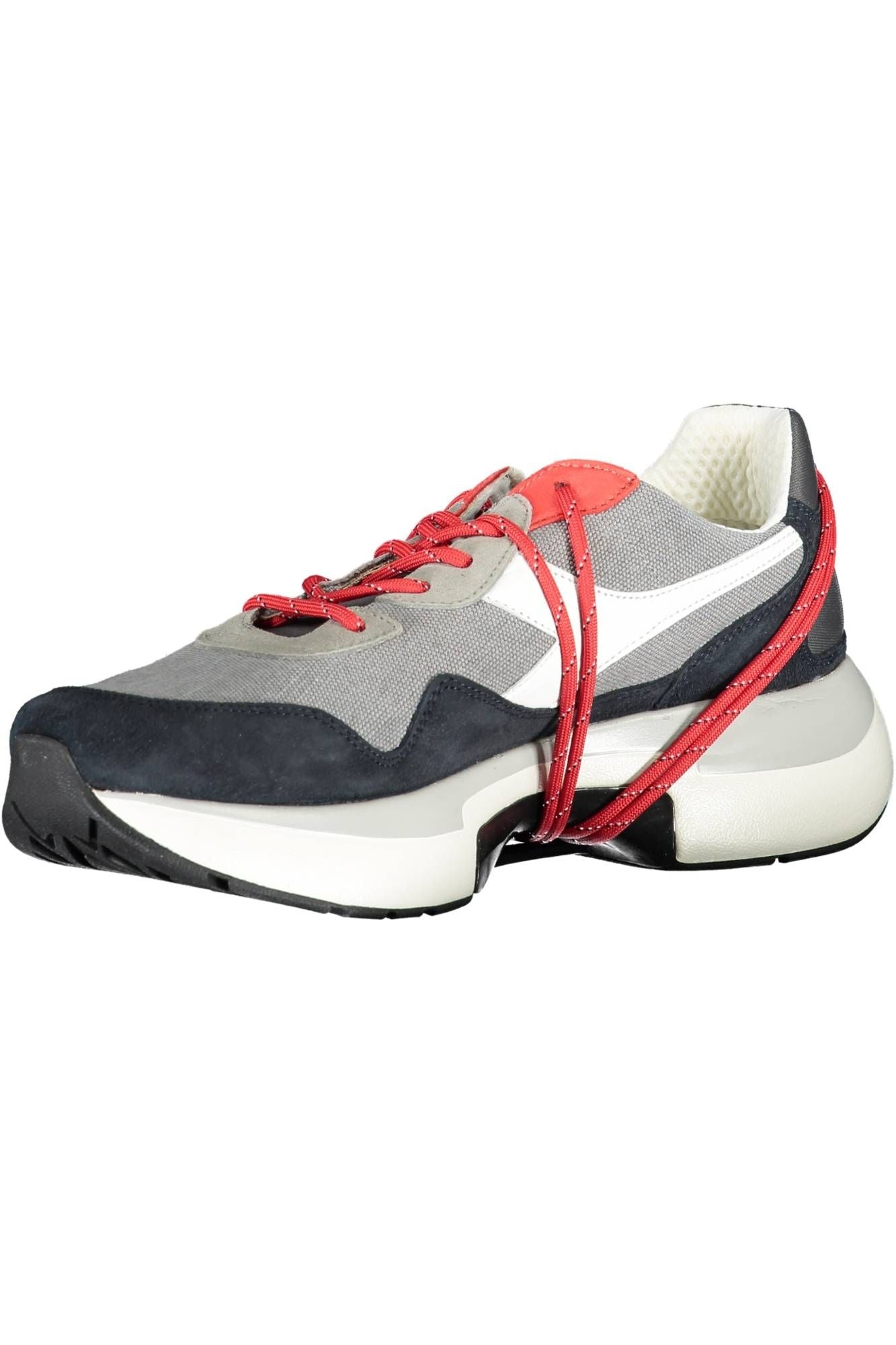 Gray Fabric Men Sneaker