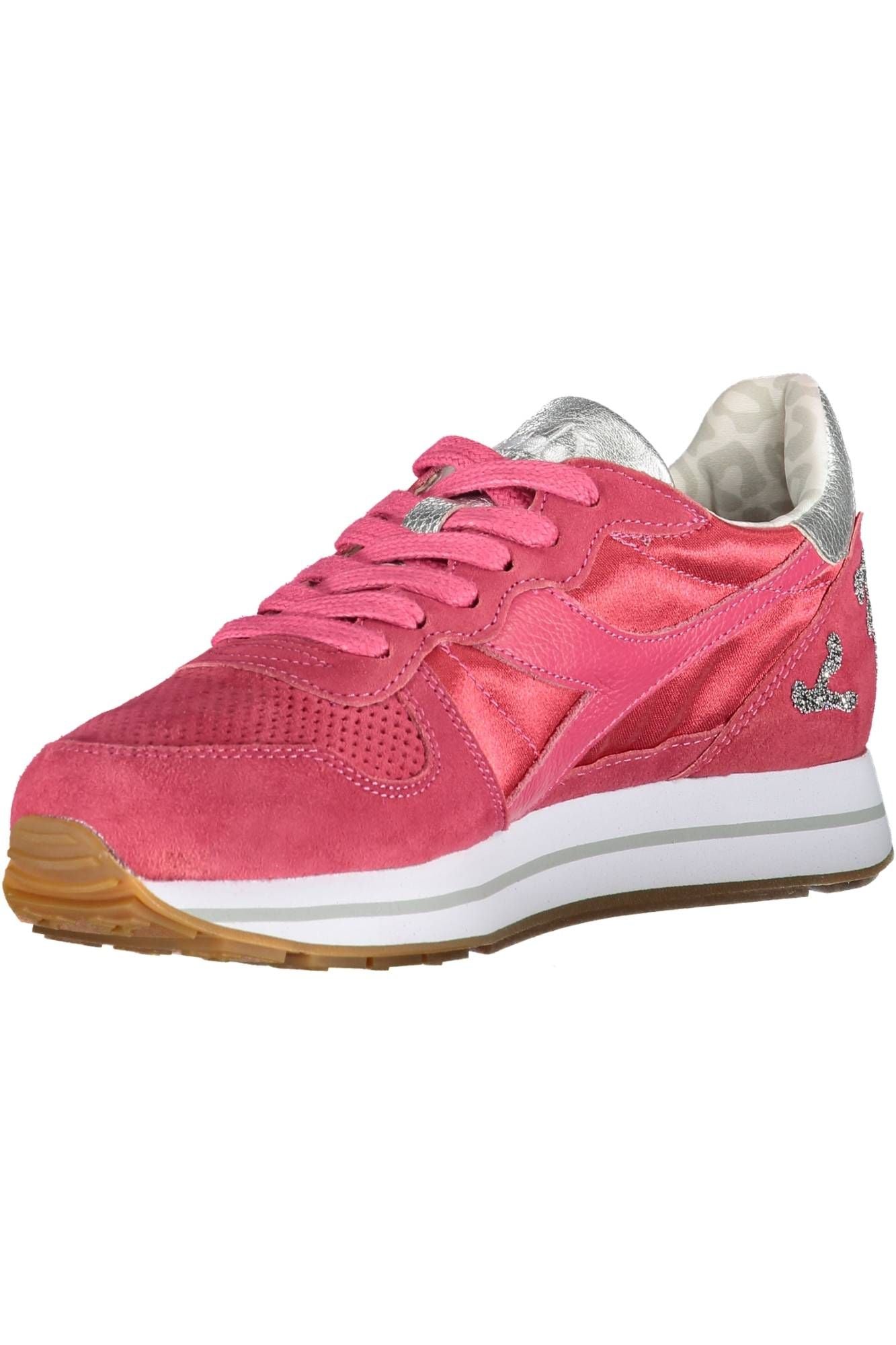 Red Fabric Women Sneaker