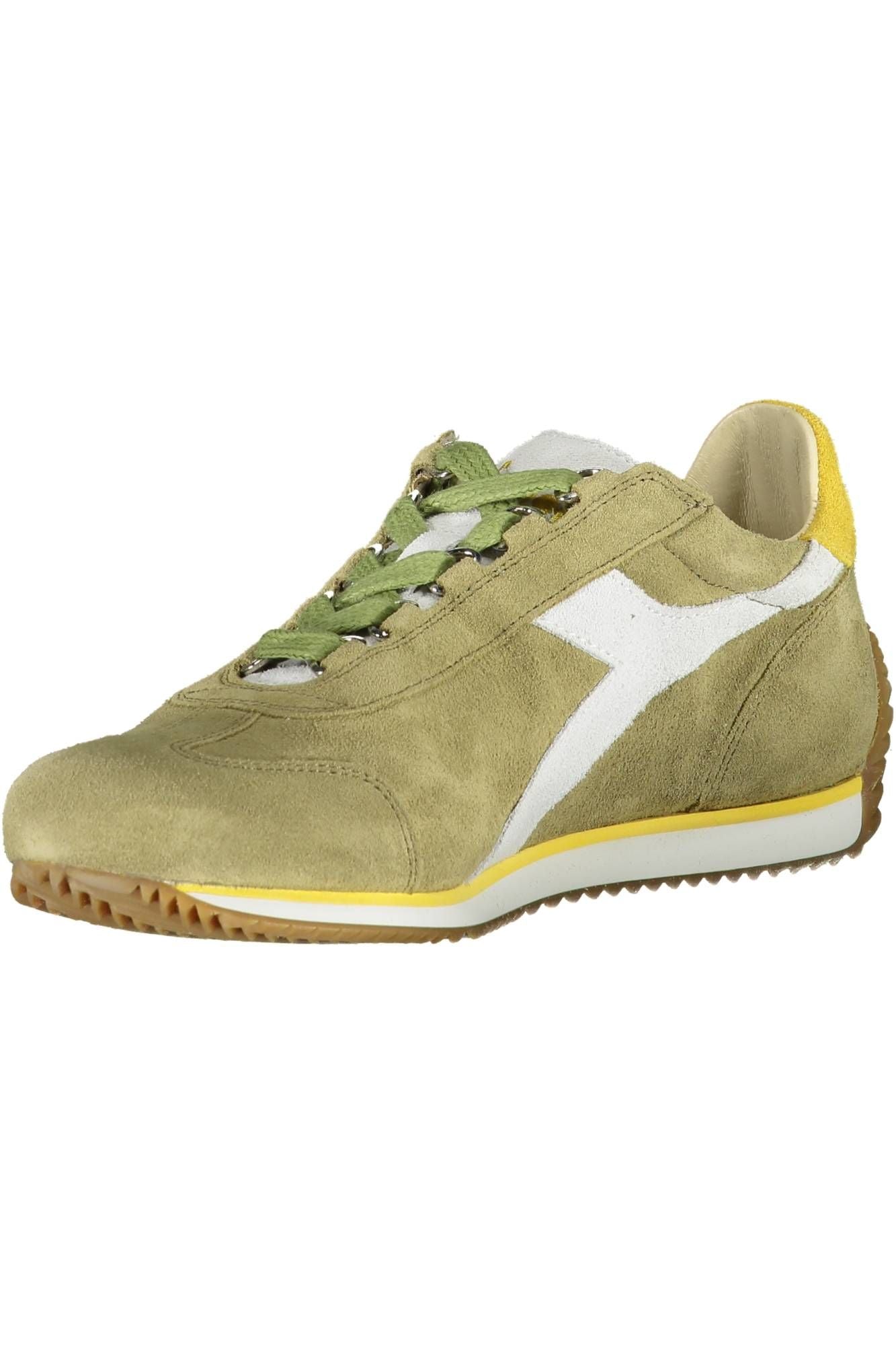 Green Fabric Women Sneaker