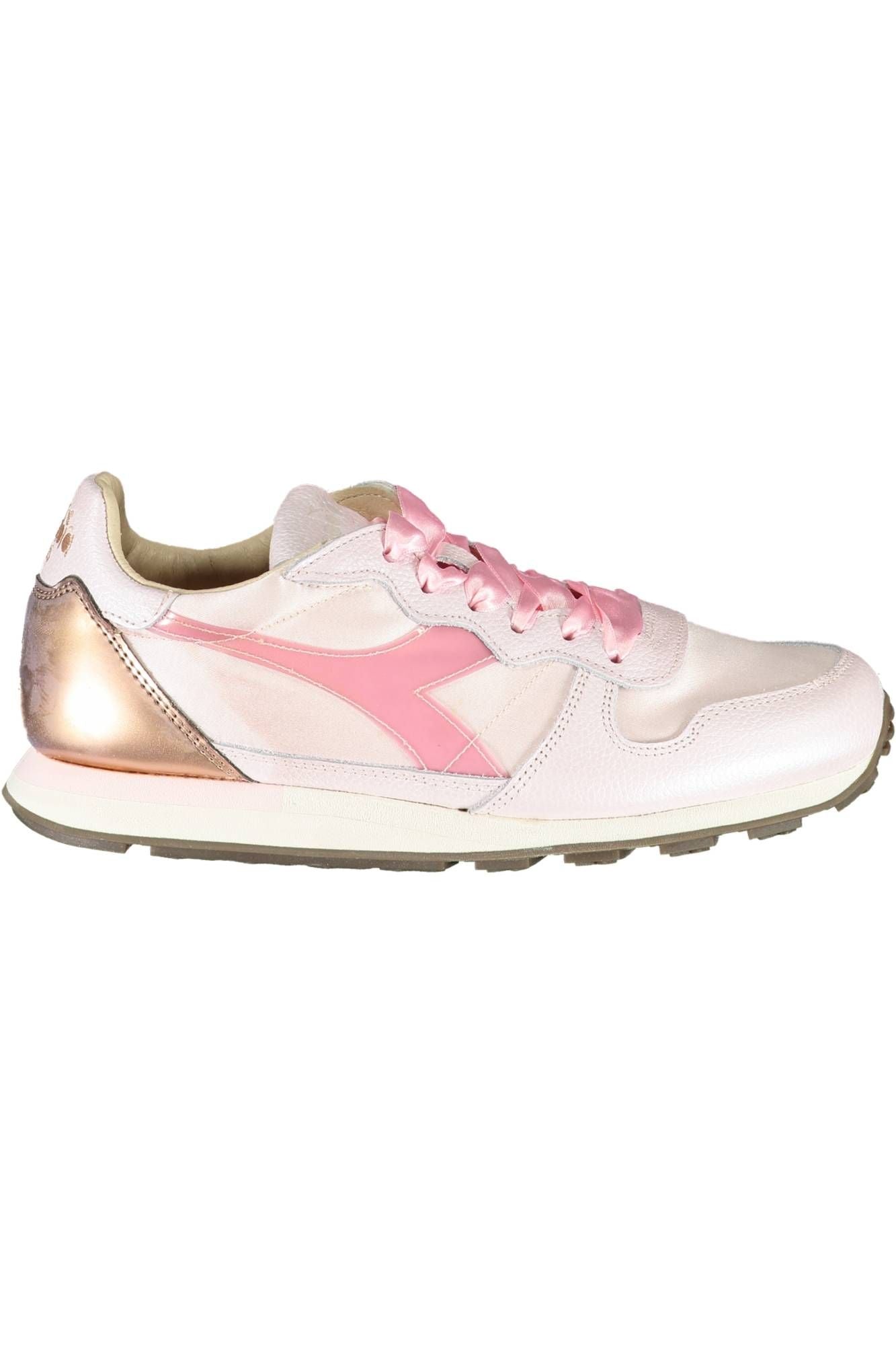 Pink Fabric Women Sneaker