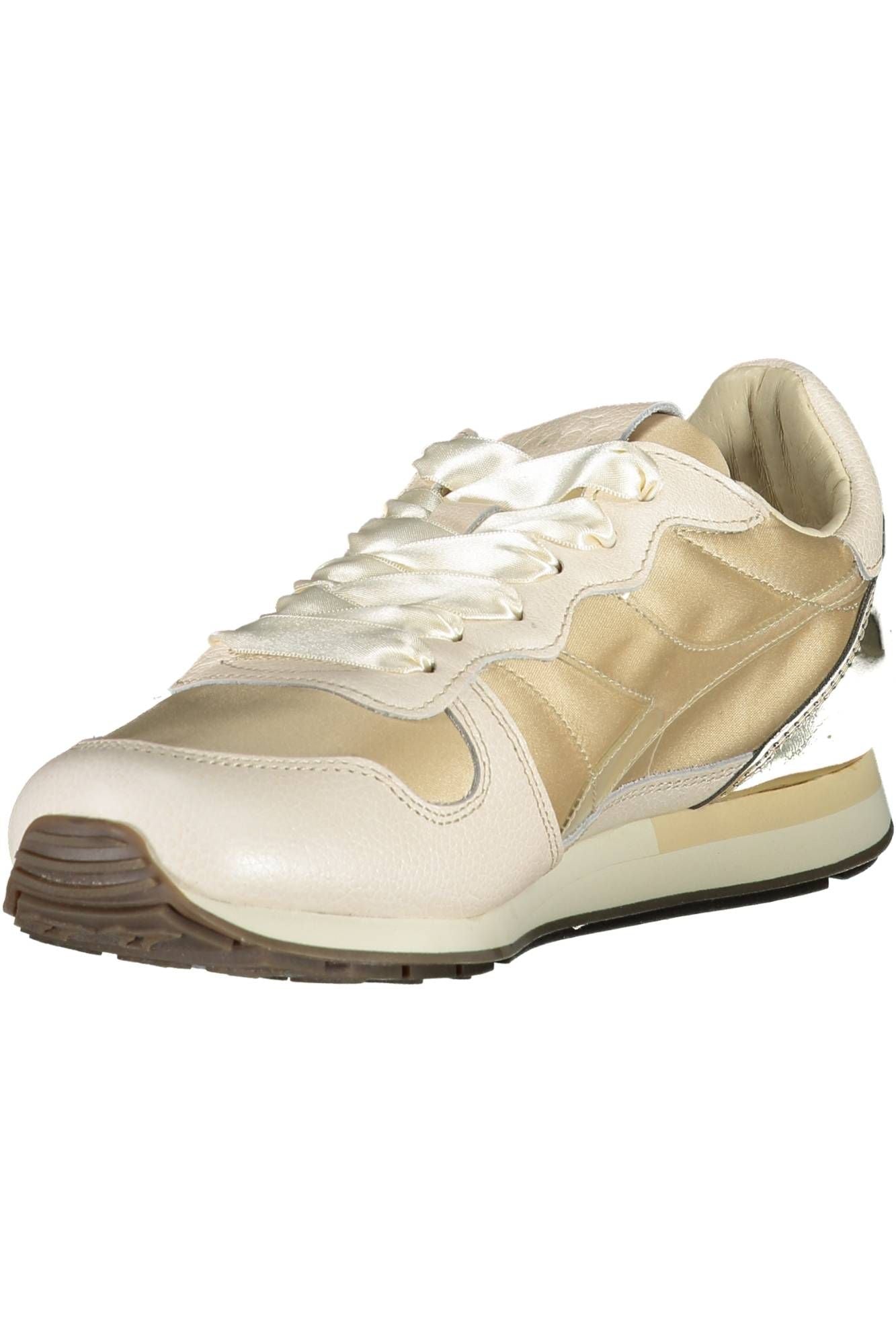 Beige Fabric Women Sneaker