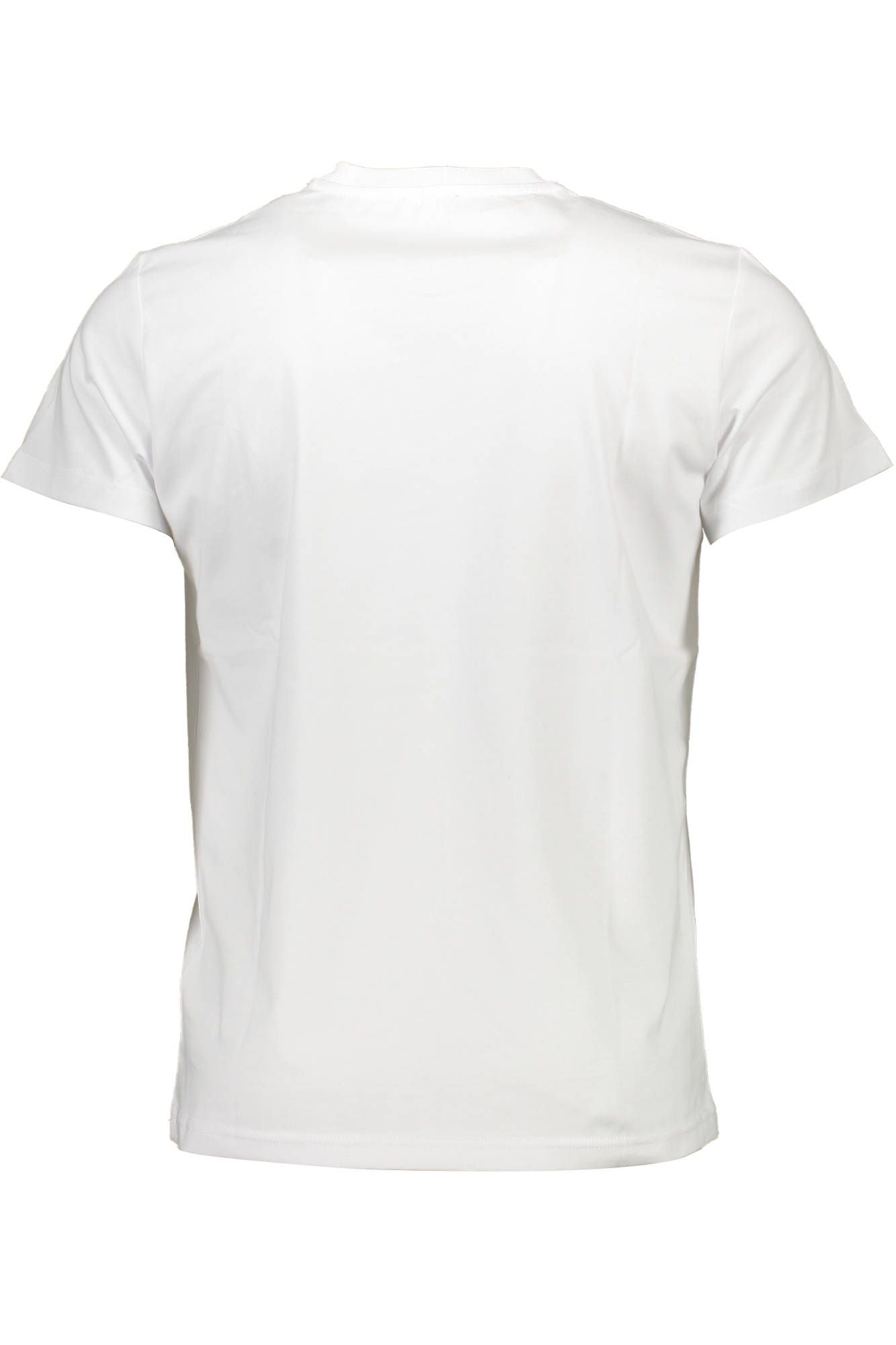 White Cotton Men T-Shirt
