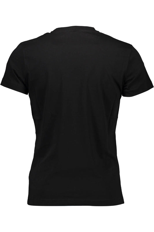Black Cotton Men T-Shirt