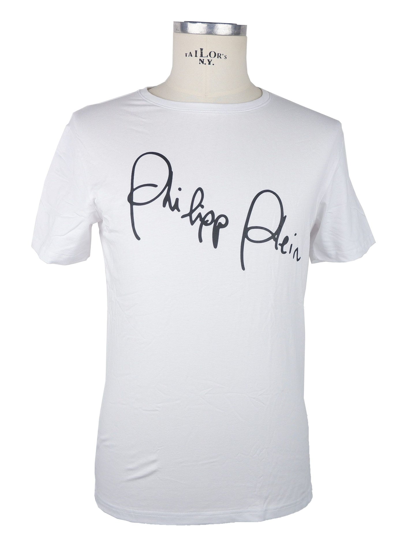 White Cotton Men T-Shirt