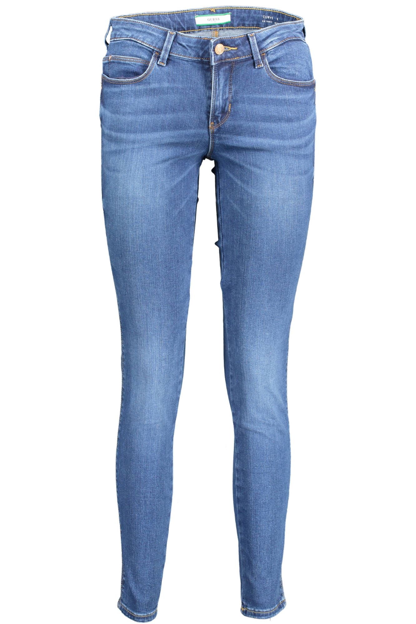 Blue Cotton Women Jeans