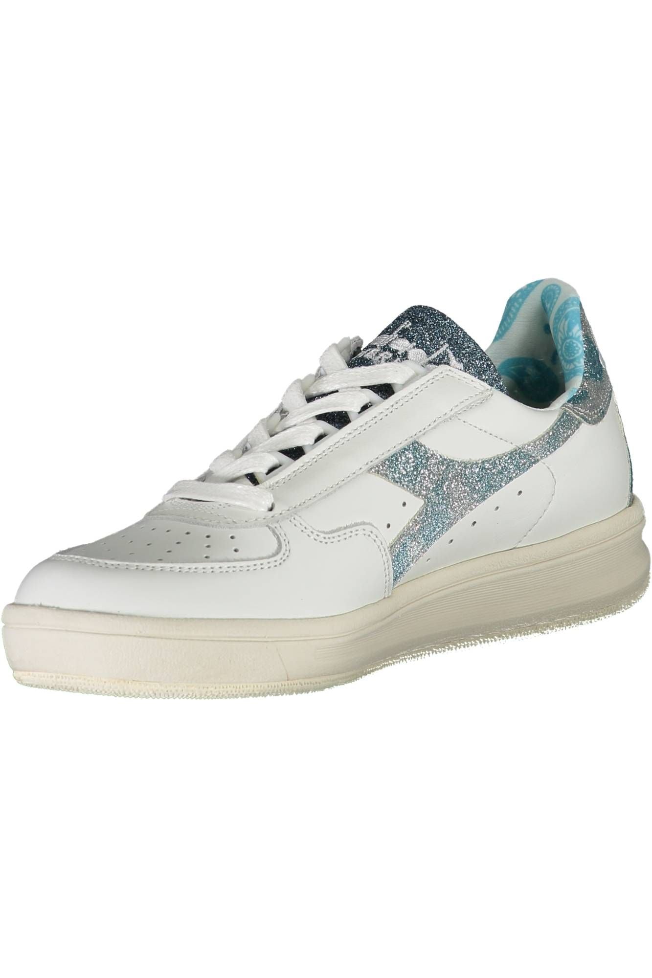 White Fabric Women Sneaker