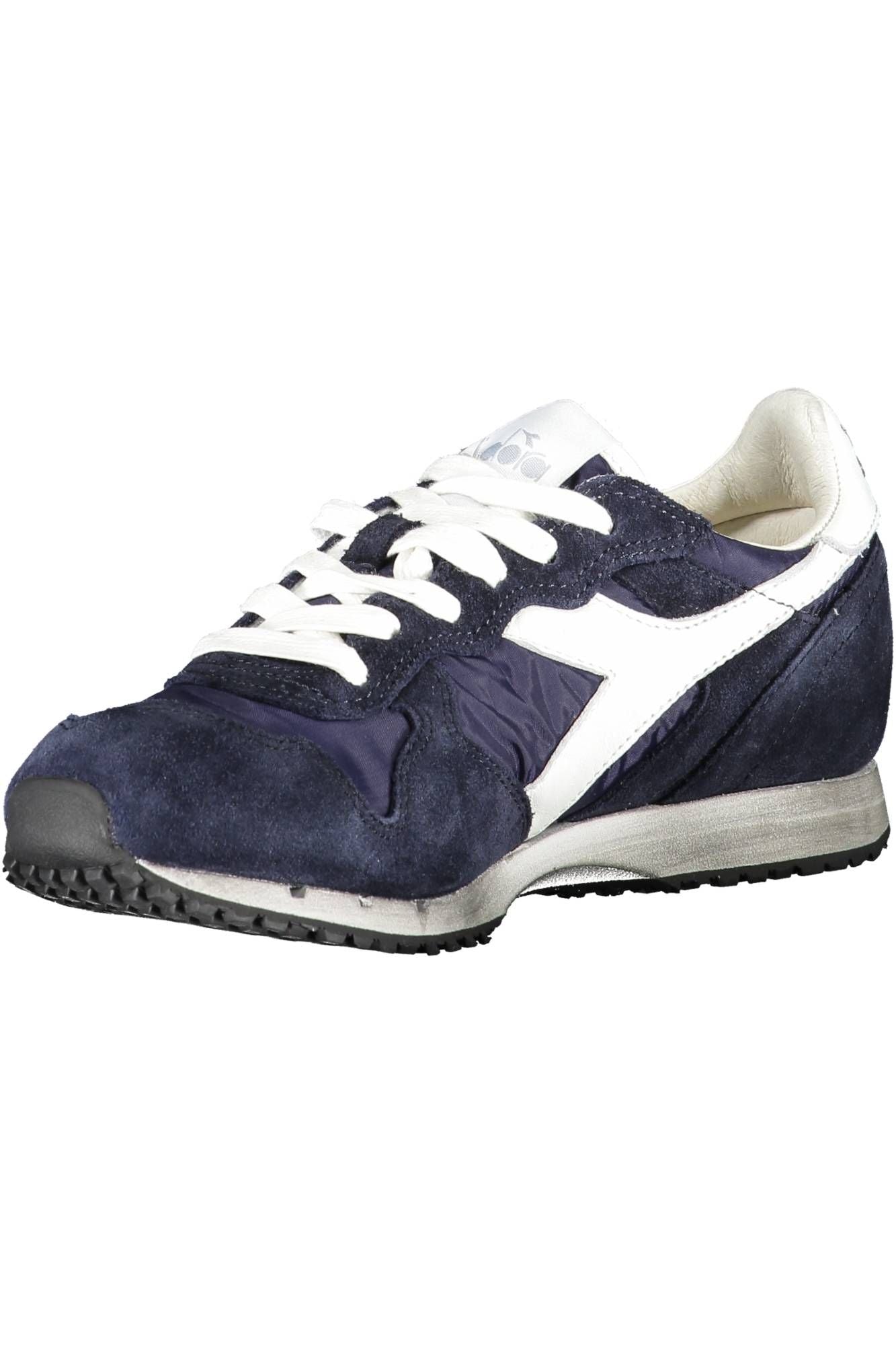 Blue Fabric Women Sneaker