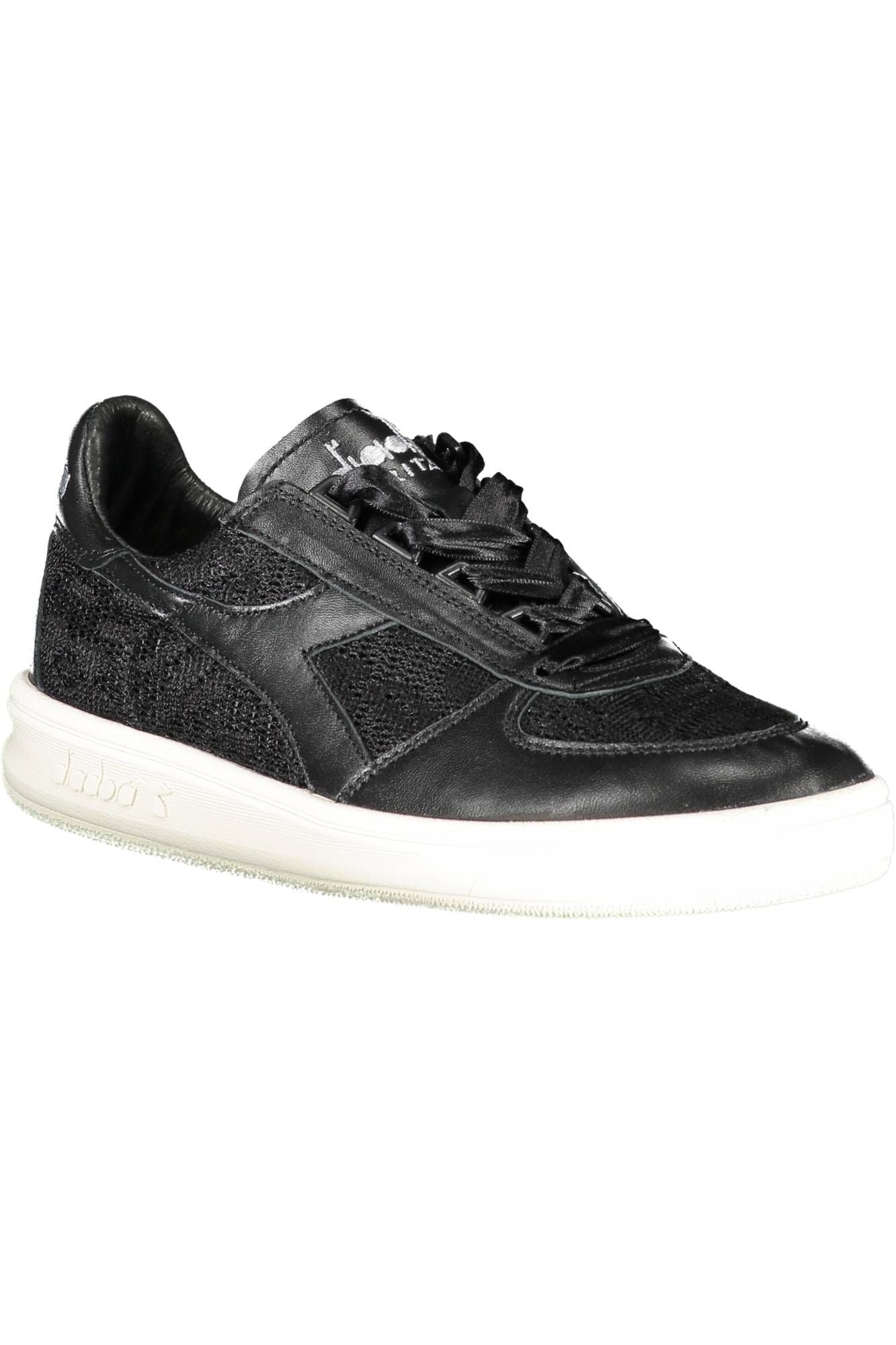Black Fabric Women Sneaker