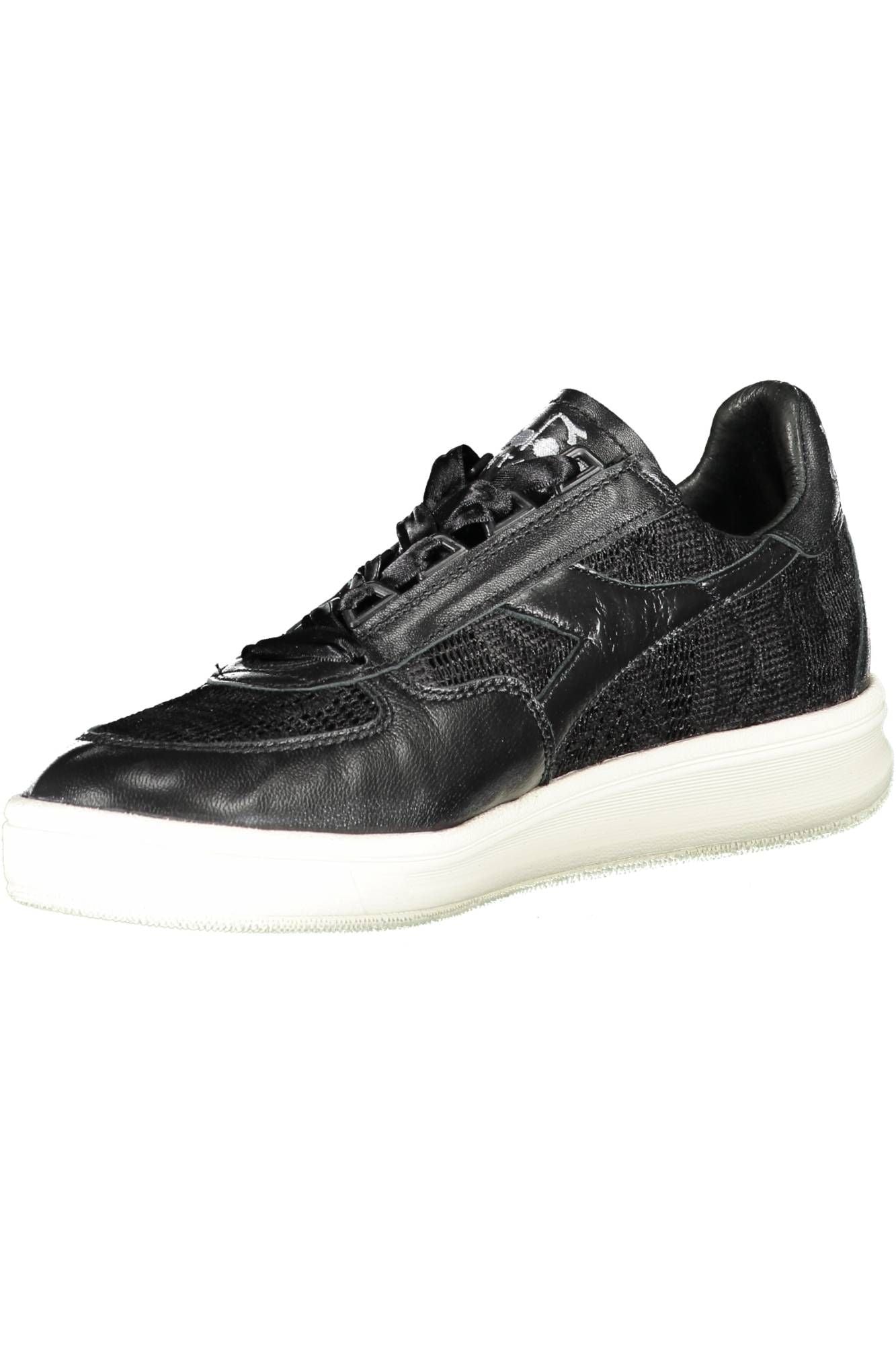 Black Fabric Women Sneaker