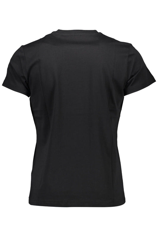 Black Cotton Men T-Shirt
