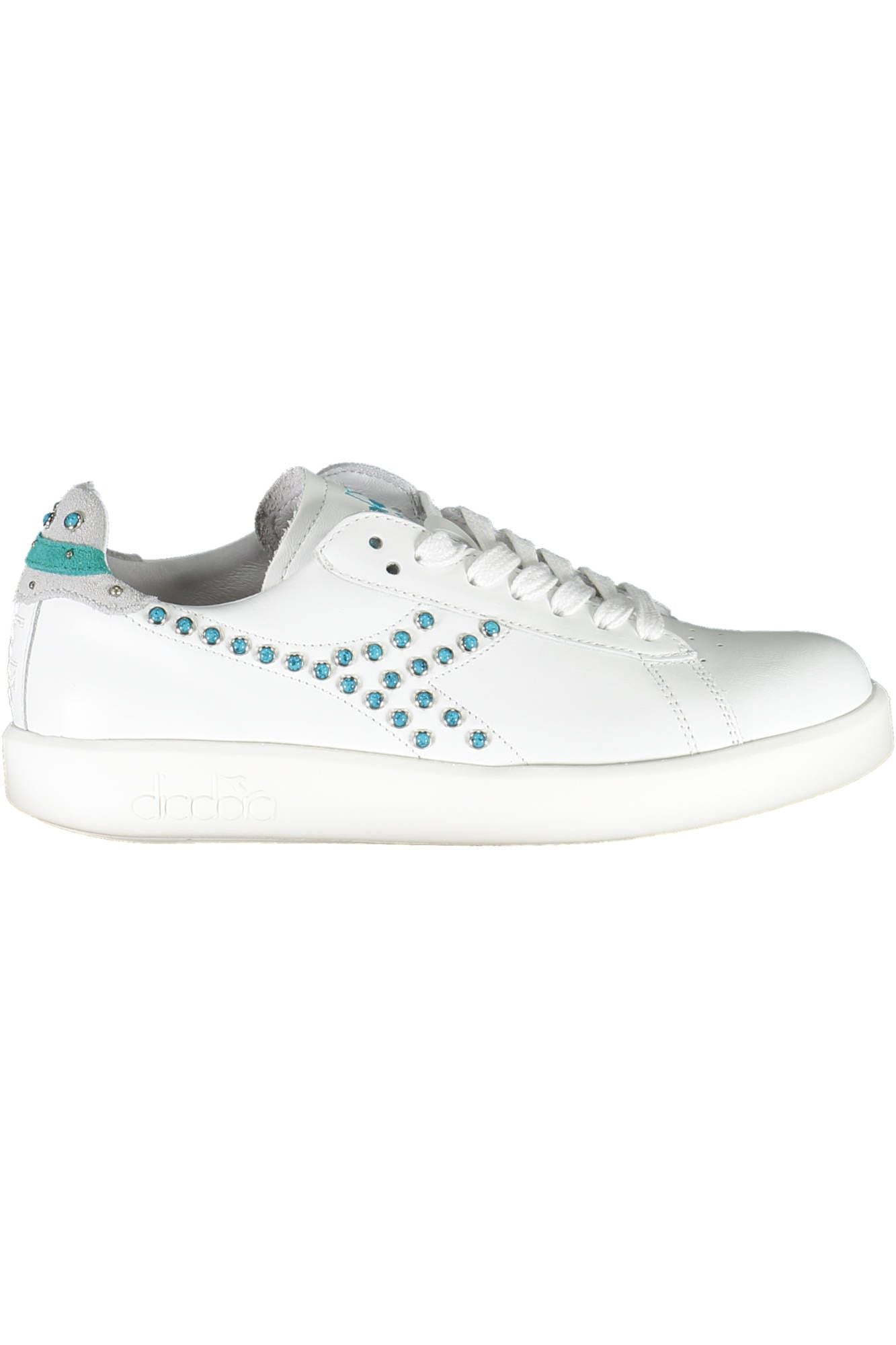 White Fabric Women Sneaker