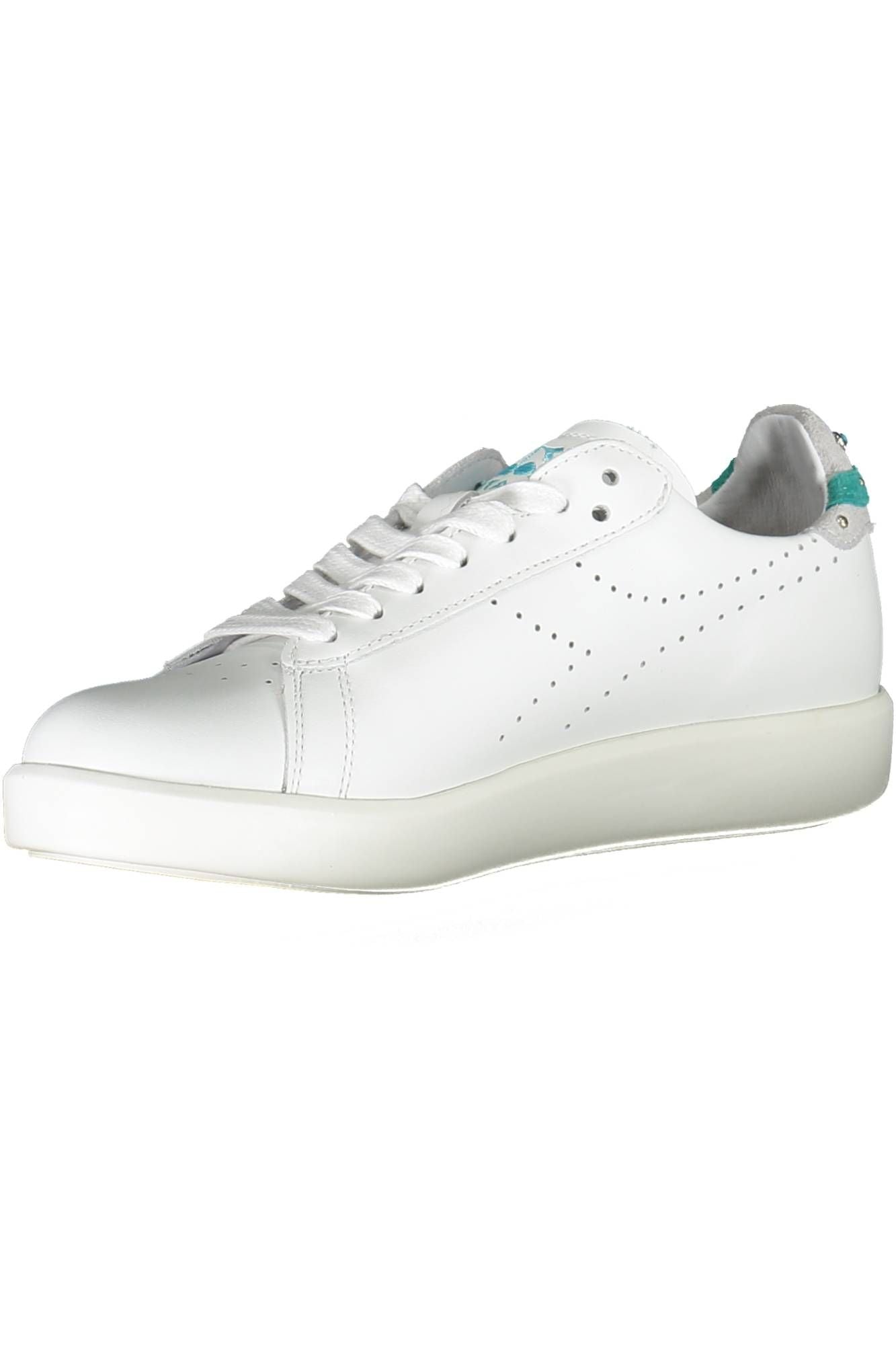 White Fabric Women Sneaker