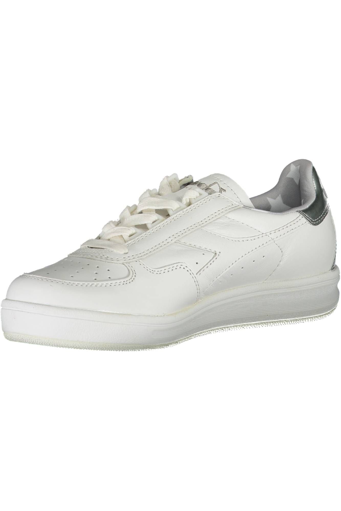 White Fabric Women Sneaker