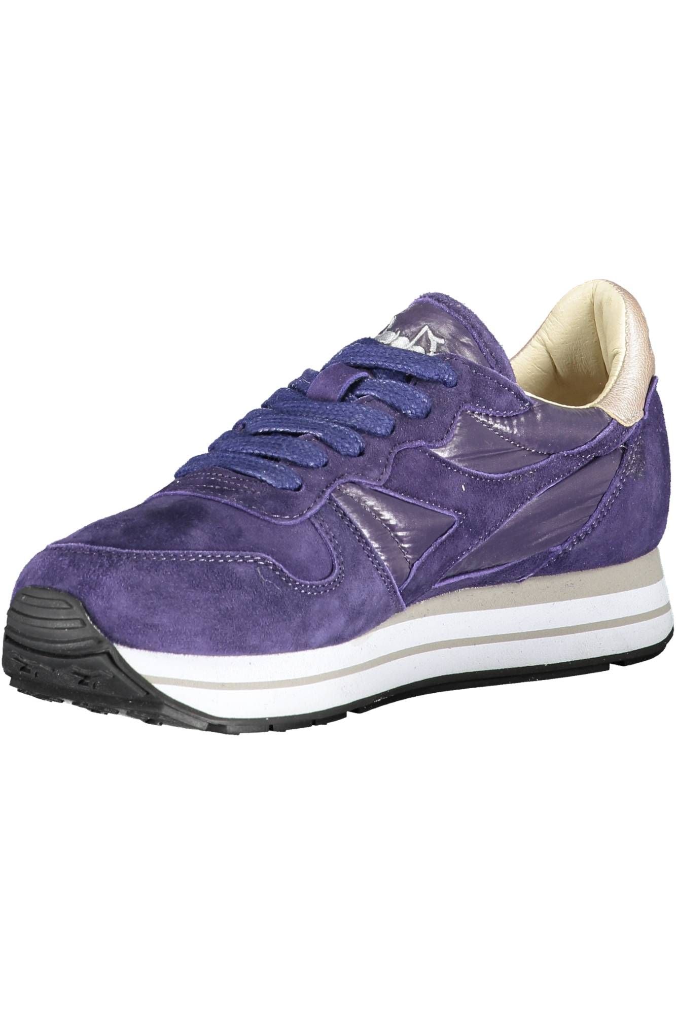 Blue Fabric Women Sneaker