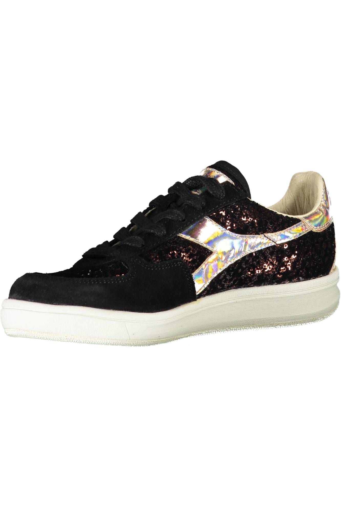 Black Fabric Women Sneaker
