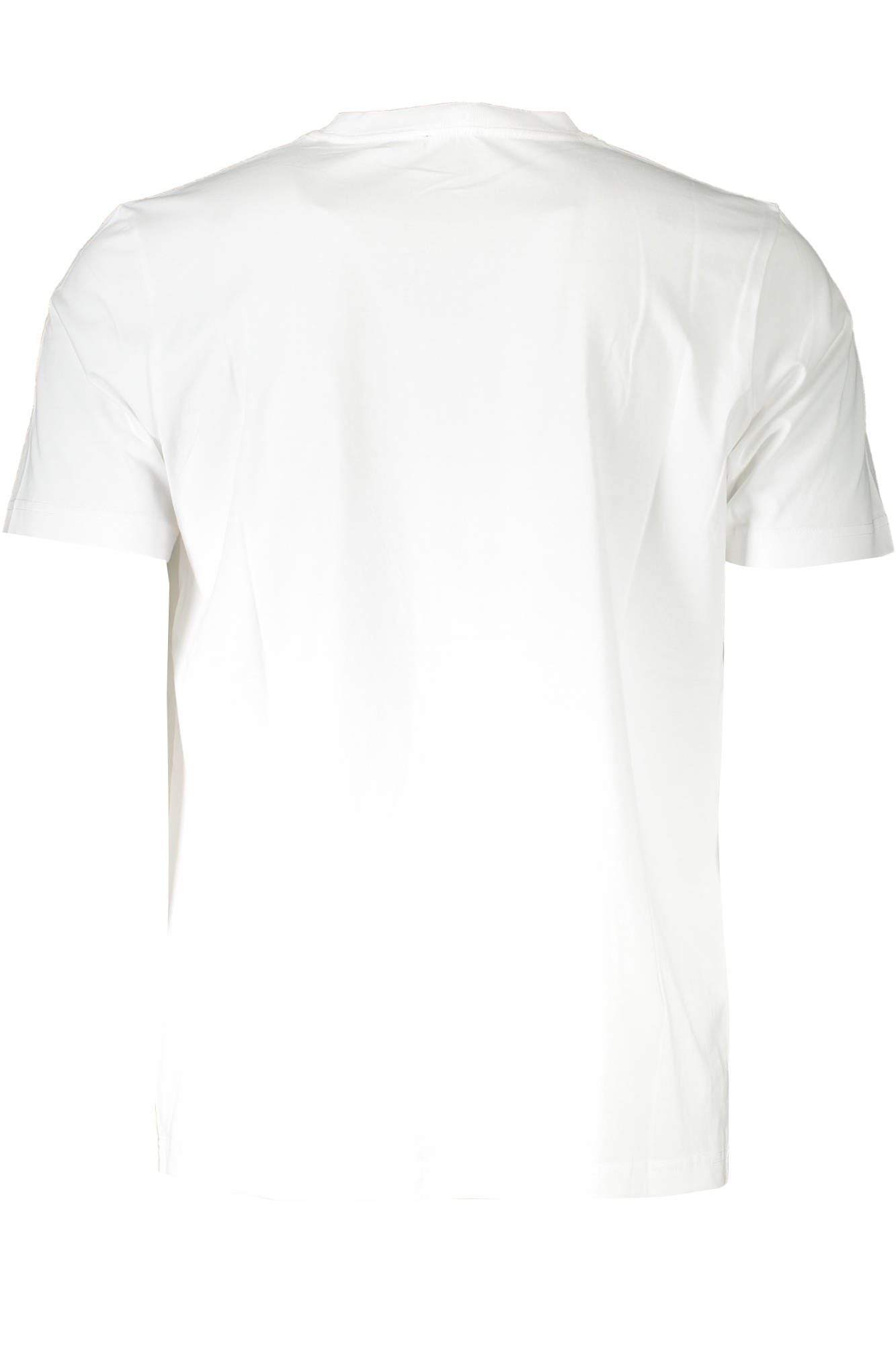 White Cotton Men T-Shirt