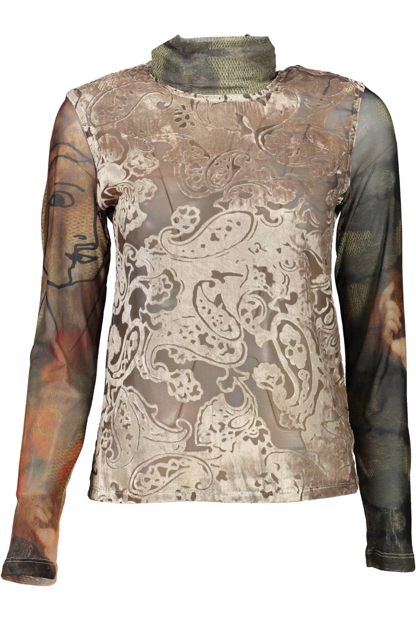 Green Polyester Women Sweater