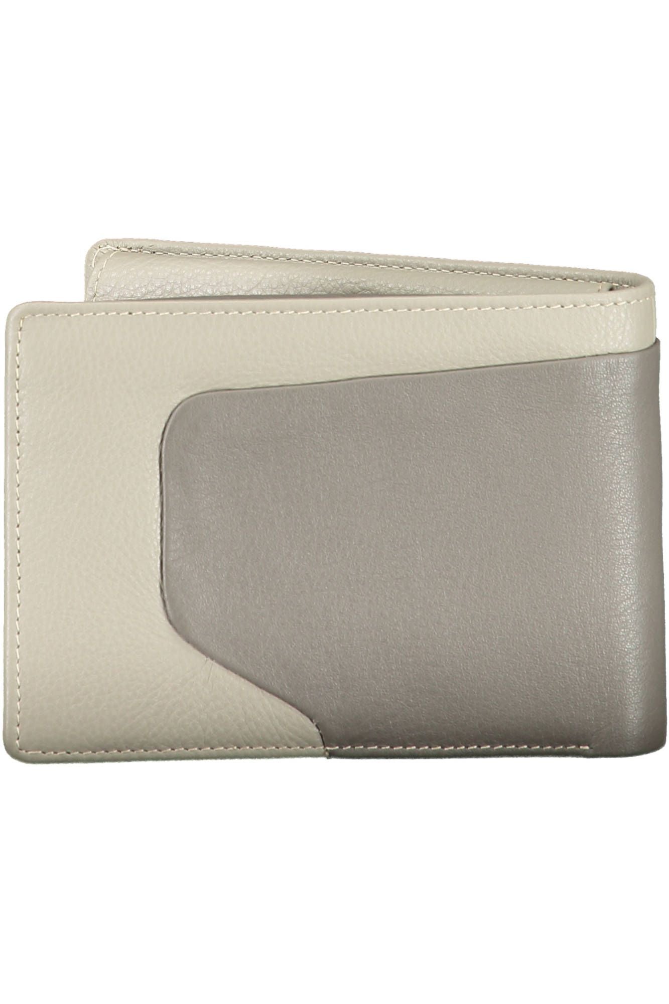 Gray Leather Men Wallet