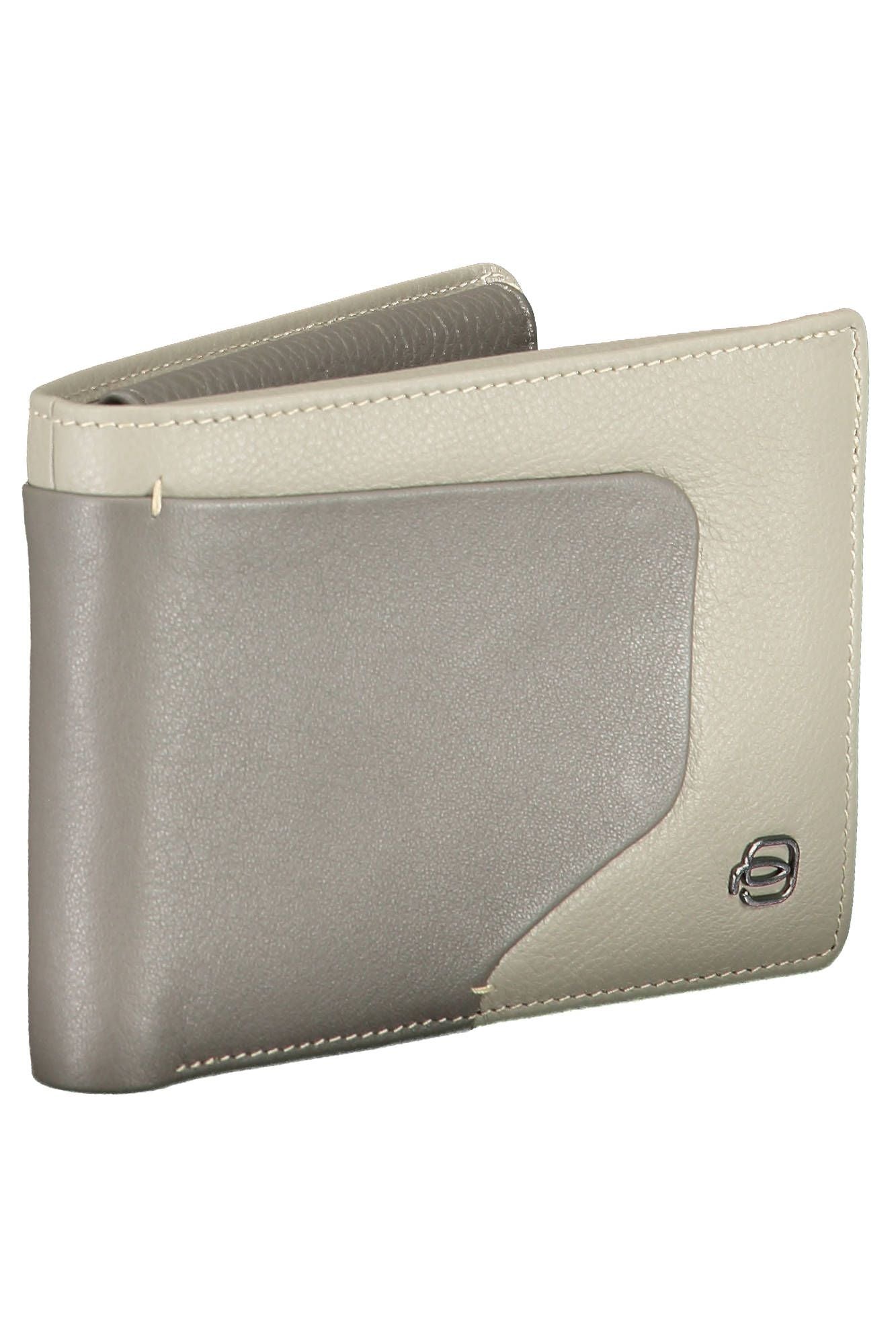Gray Leather Men Wallet