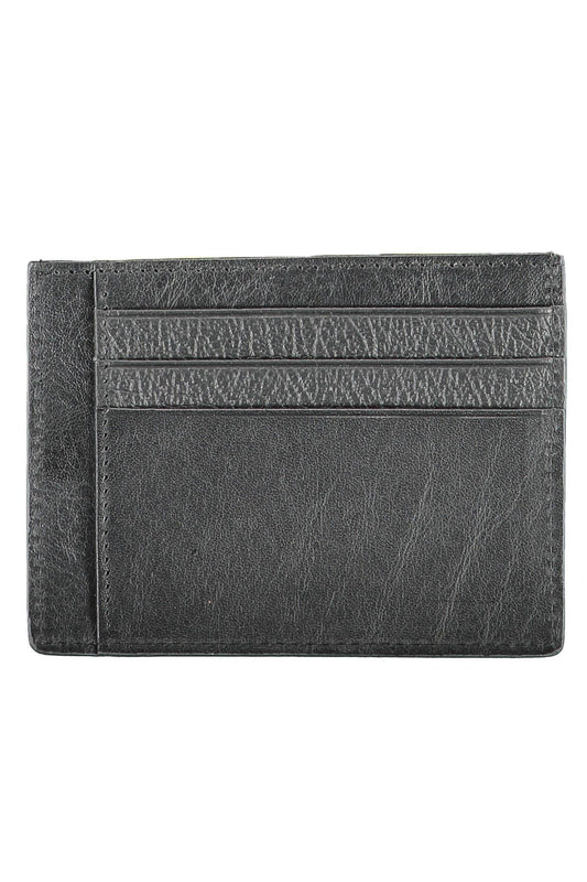 Black Leather Men Wallet
