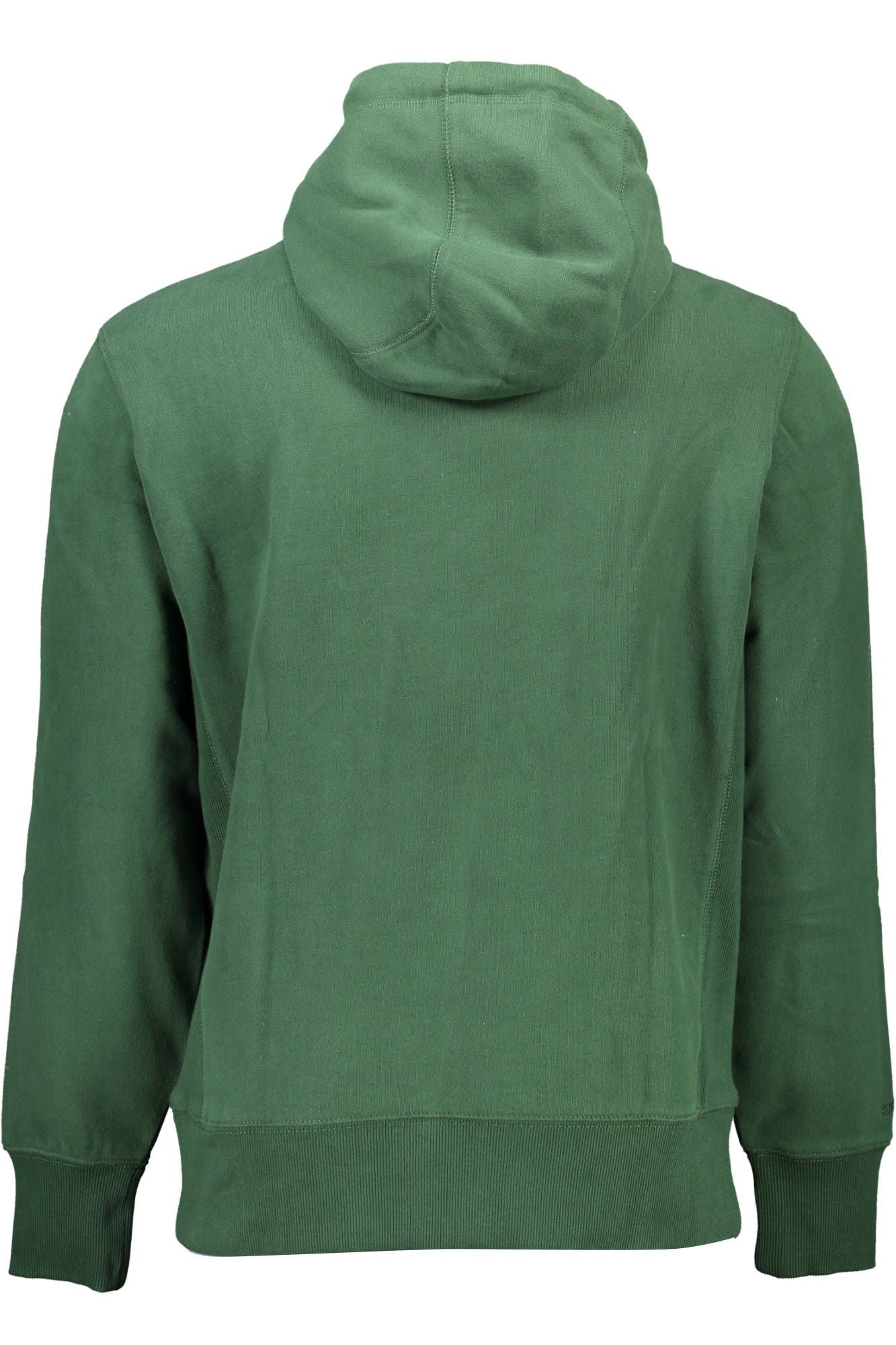 Green Cotton Men Sweater